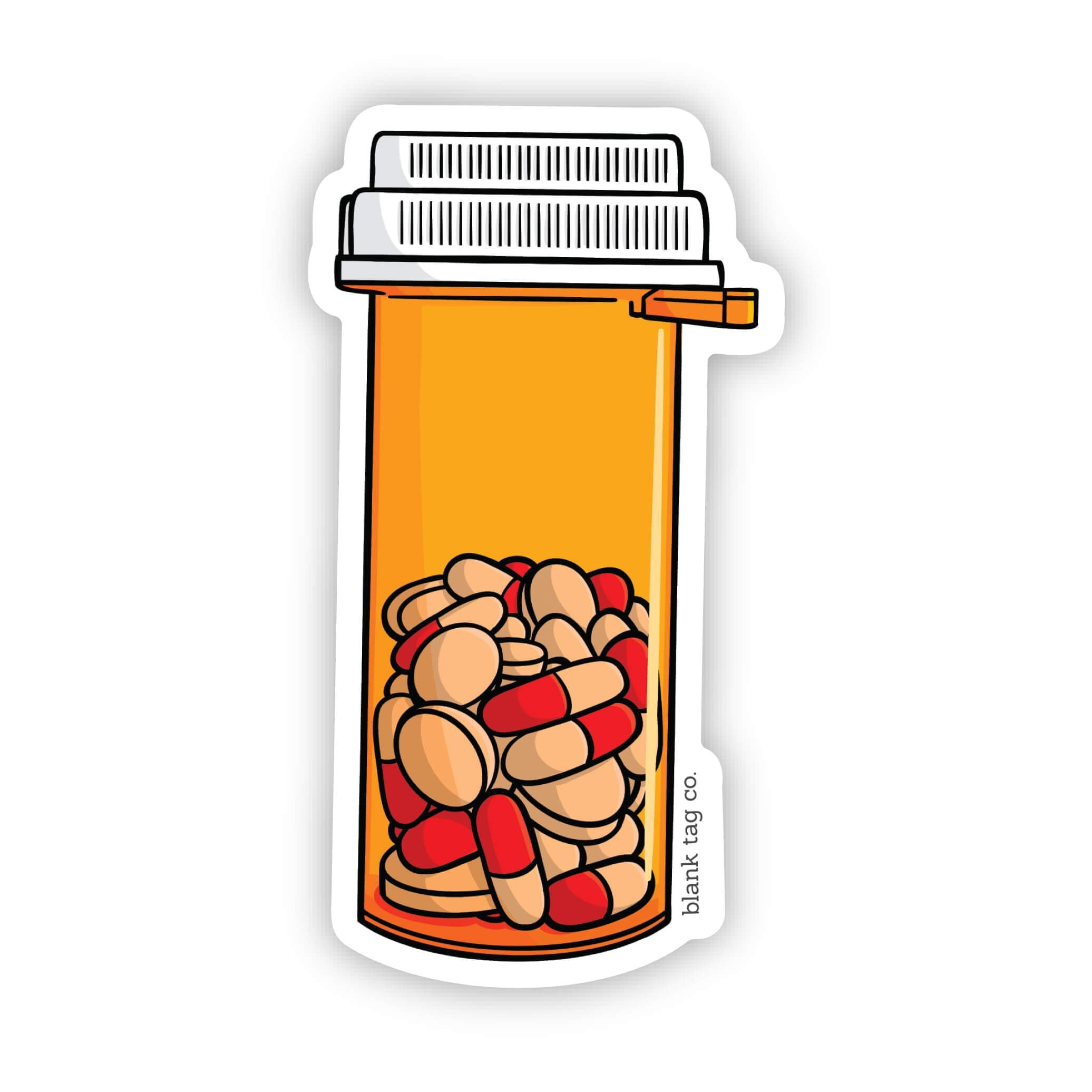 The Bottle of Pills Sticker