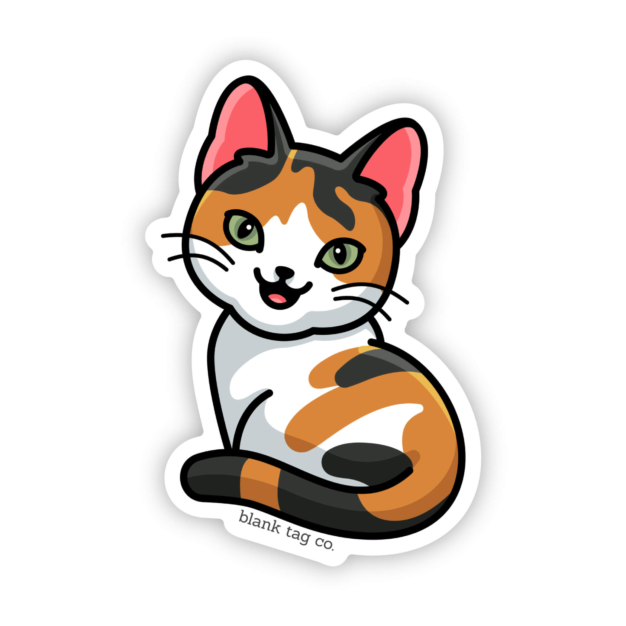 The Calico Cat Sticker