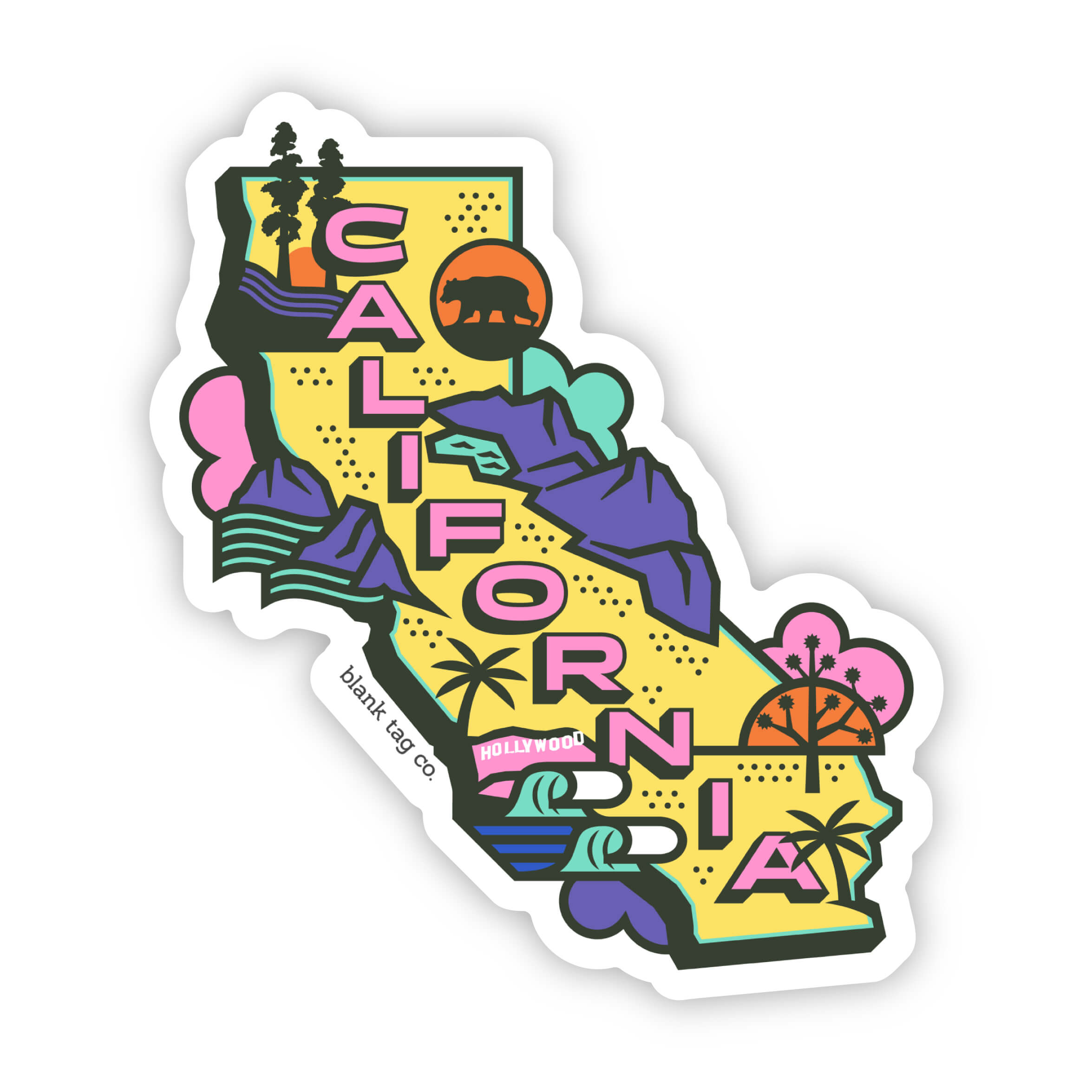 The California State Sticker