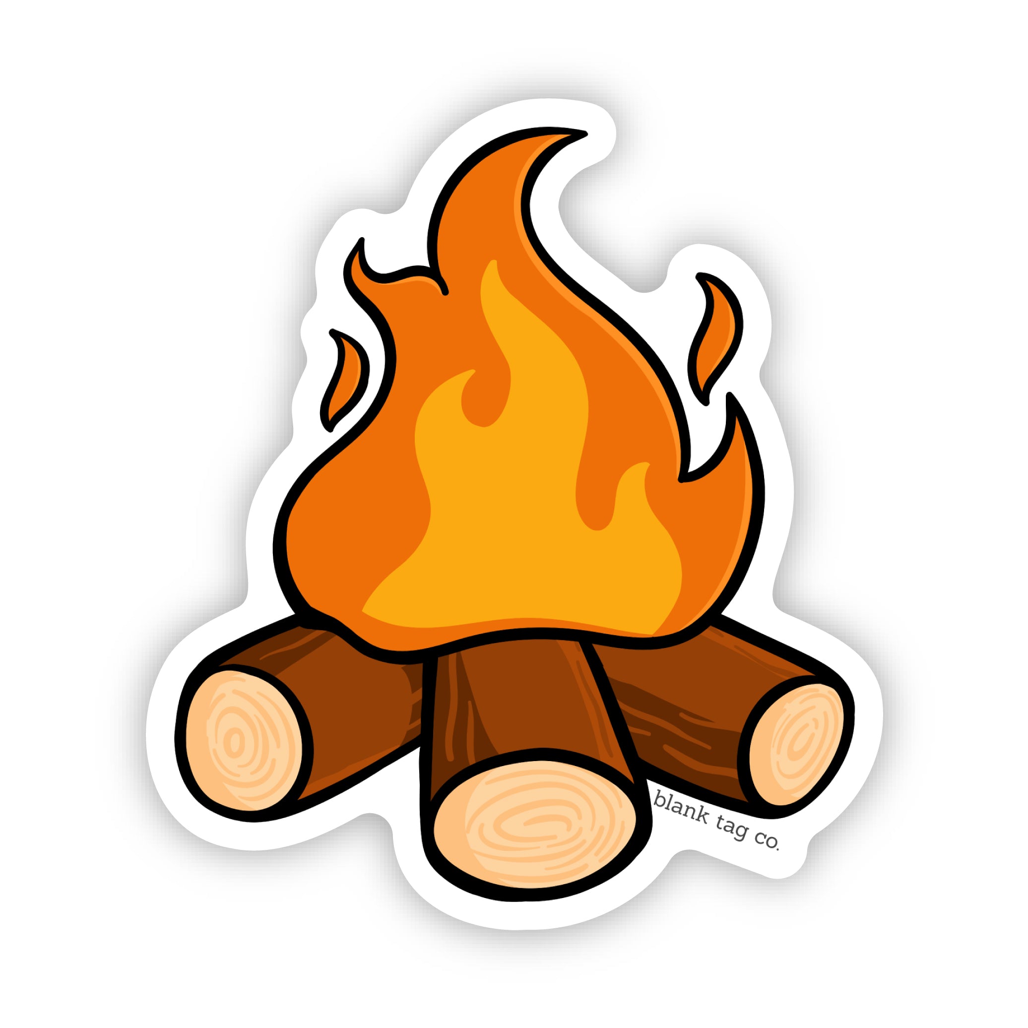 The Campfire Sticker