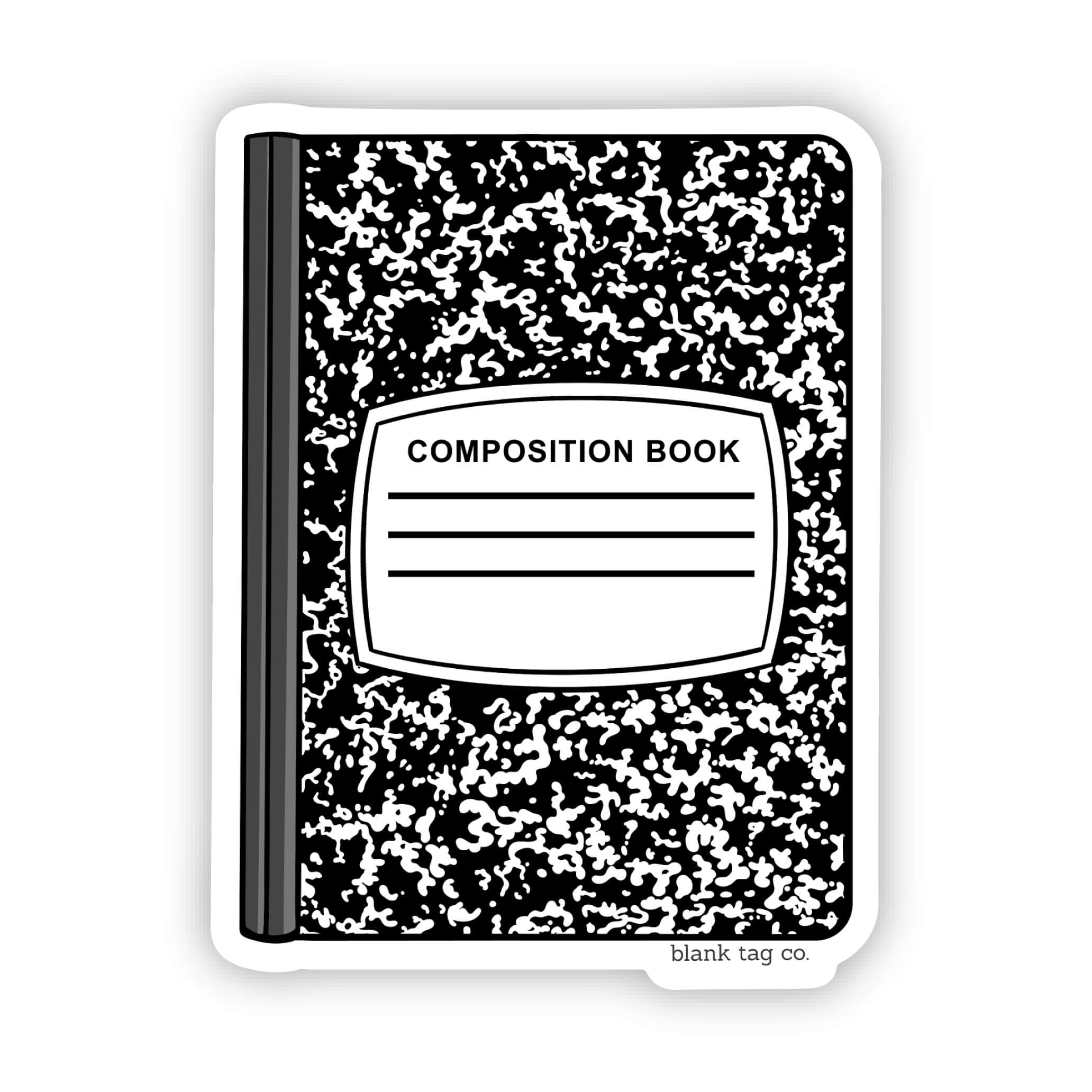 The Composition Notebook Sticker