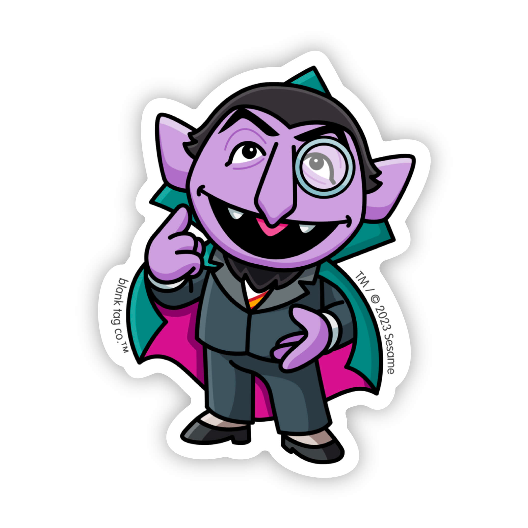 The Count von Count Sticker