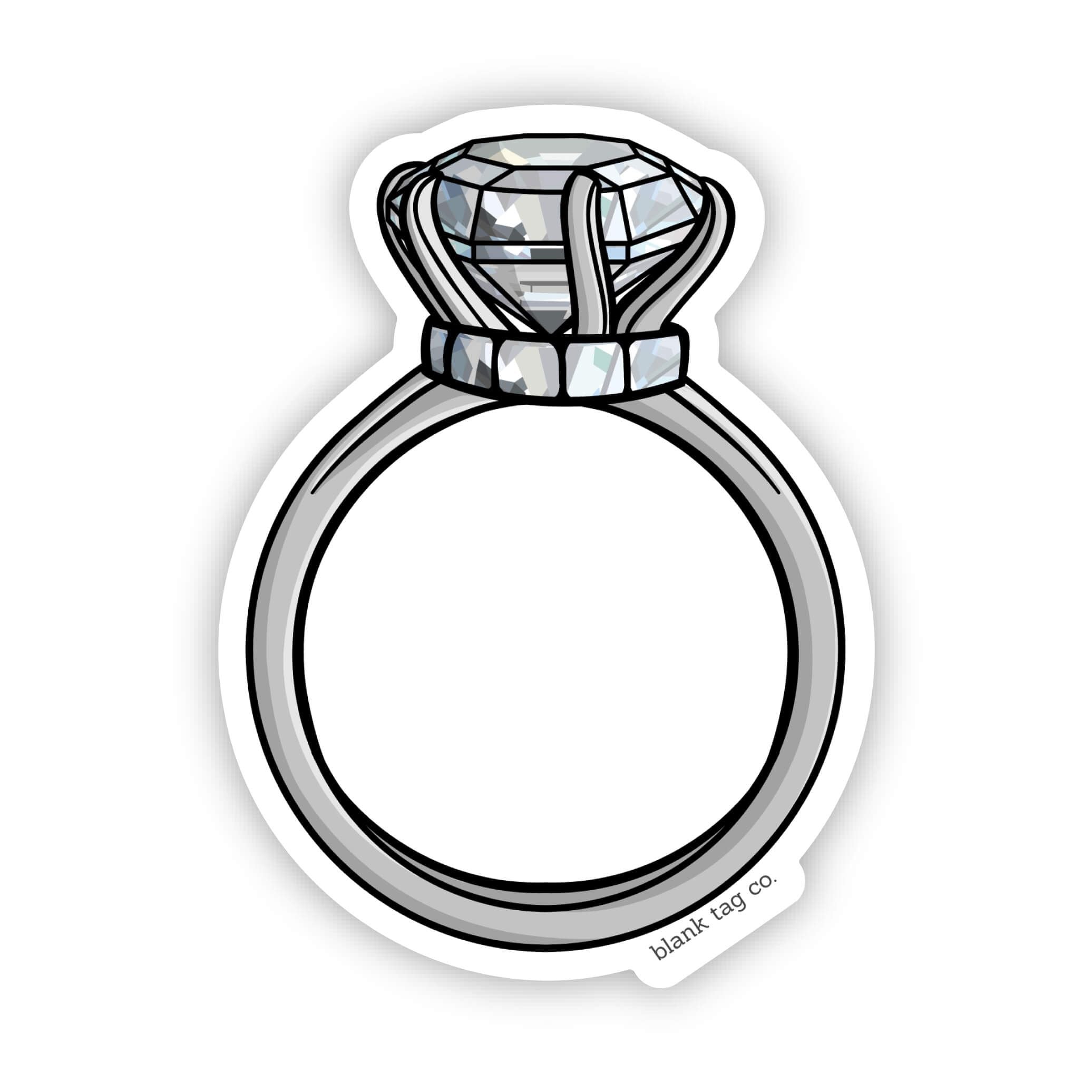 The Diamond Ring Sticker