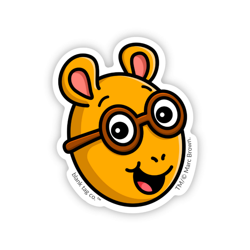 Arthur Sticker The Arthur Face Sticker