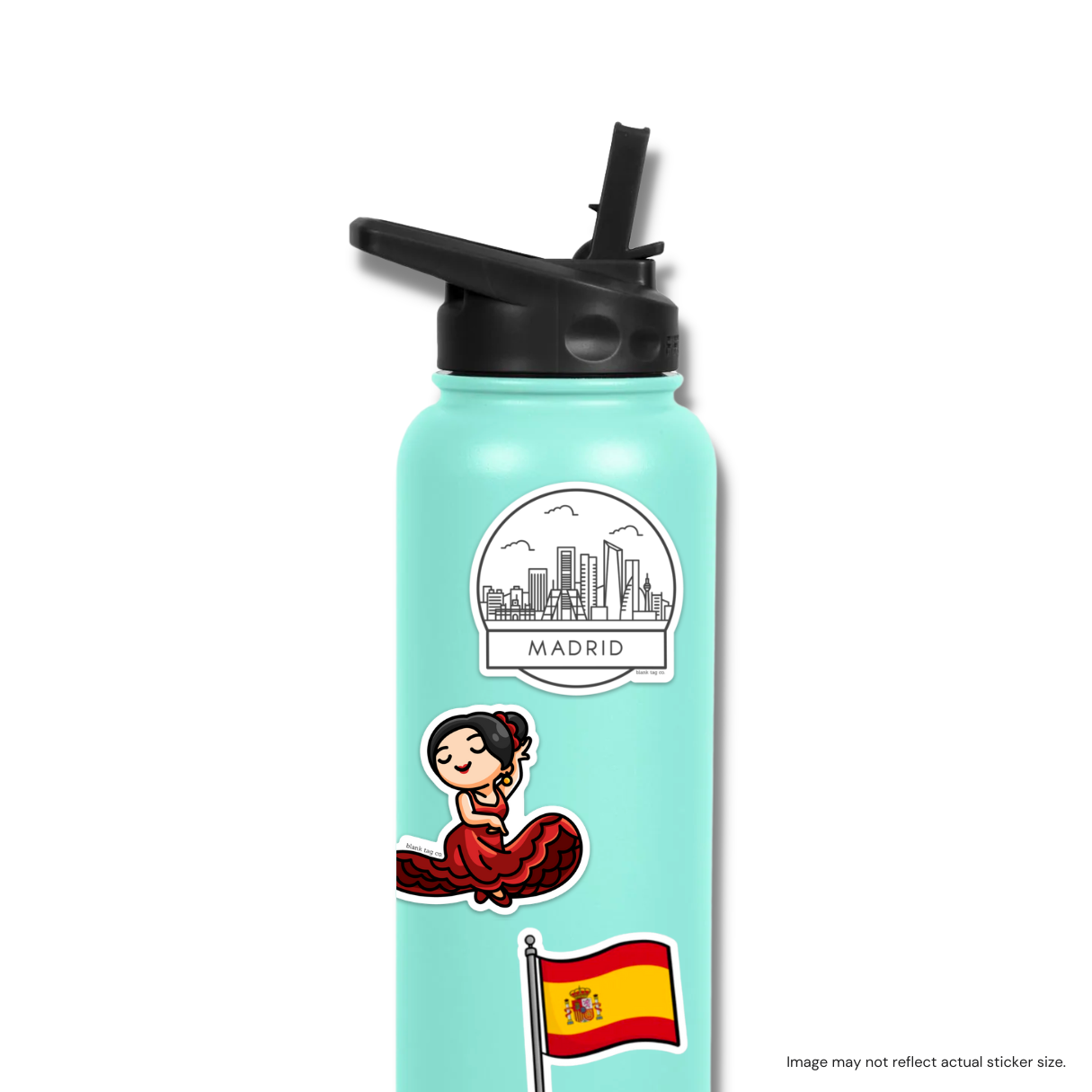 The Madrid Cityscape Sticker