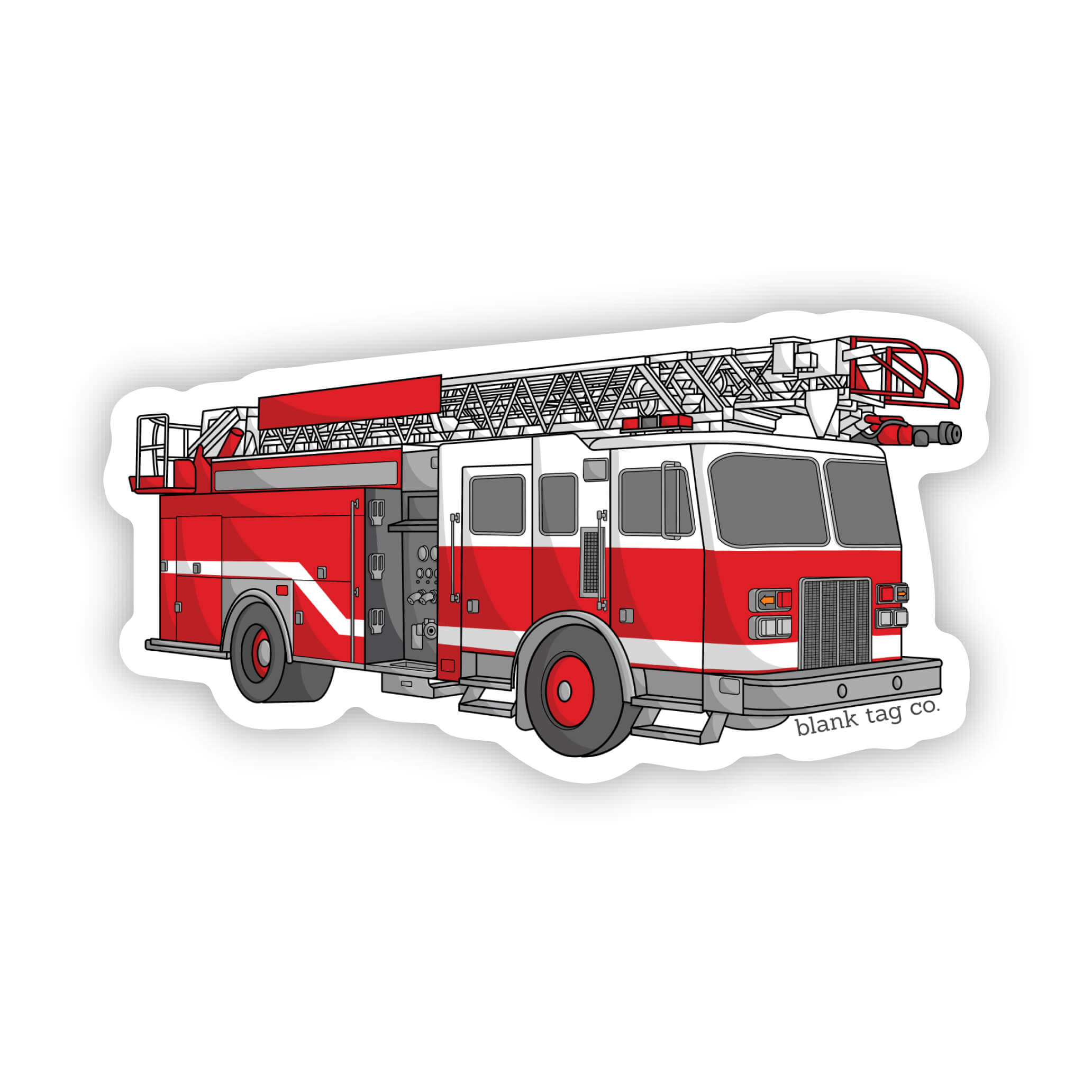 The Firetruck Sticker