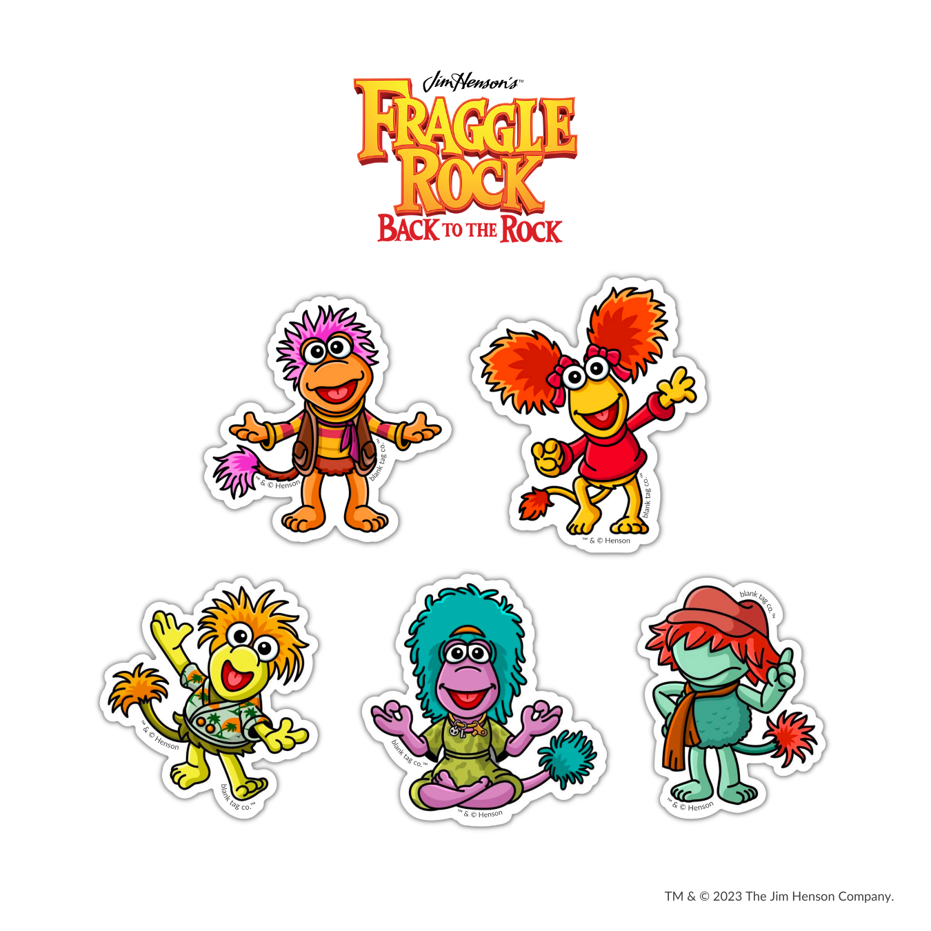 The Fraggle Rock Sticker Bundle