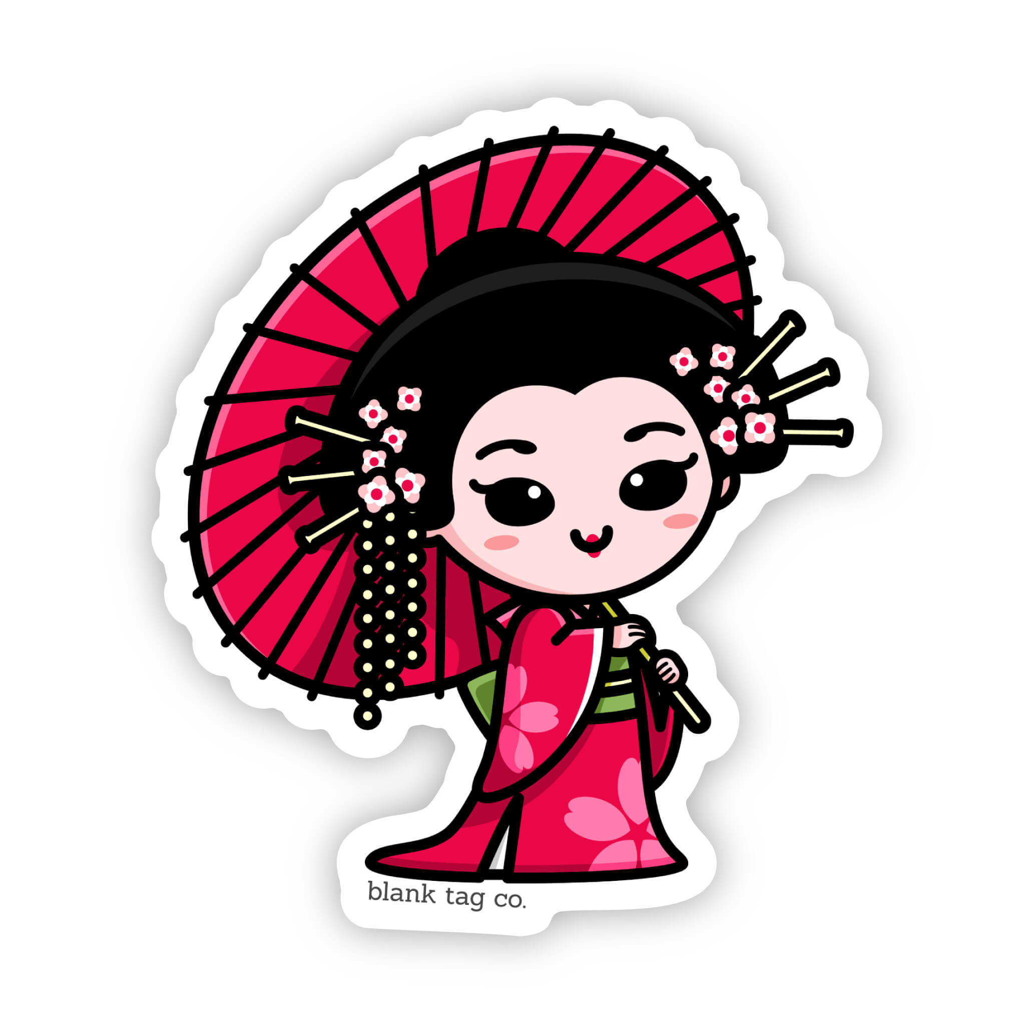 The Geisha Sticker