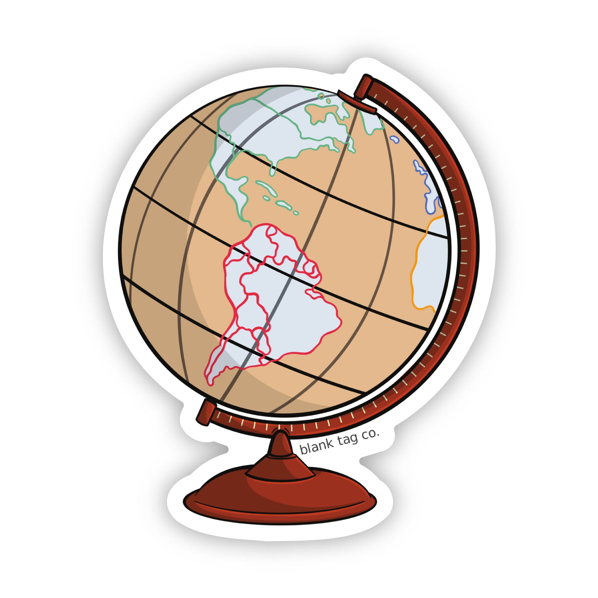 The Globe Sticker