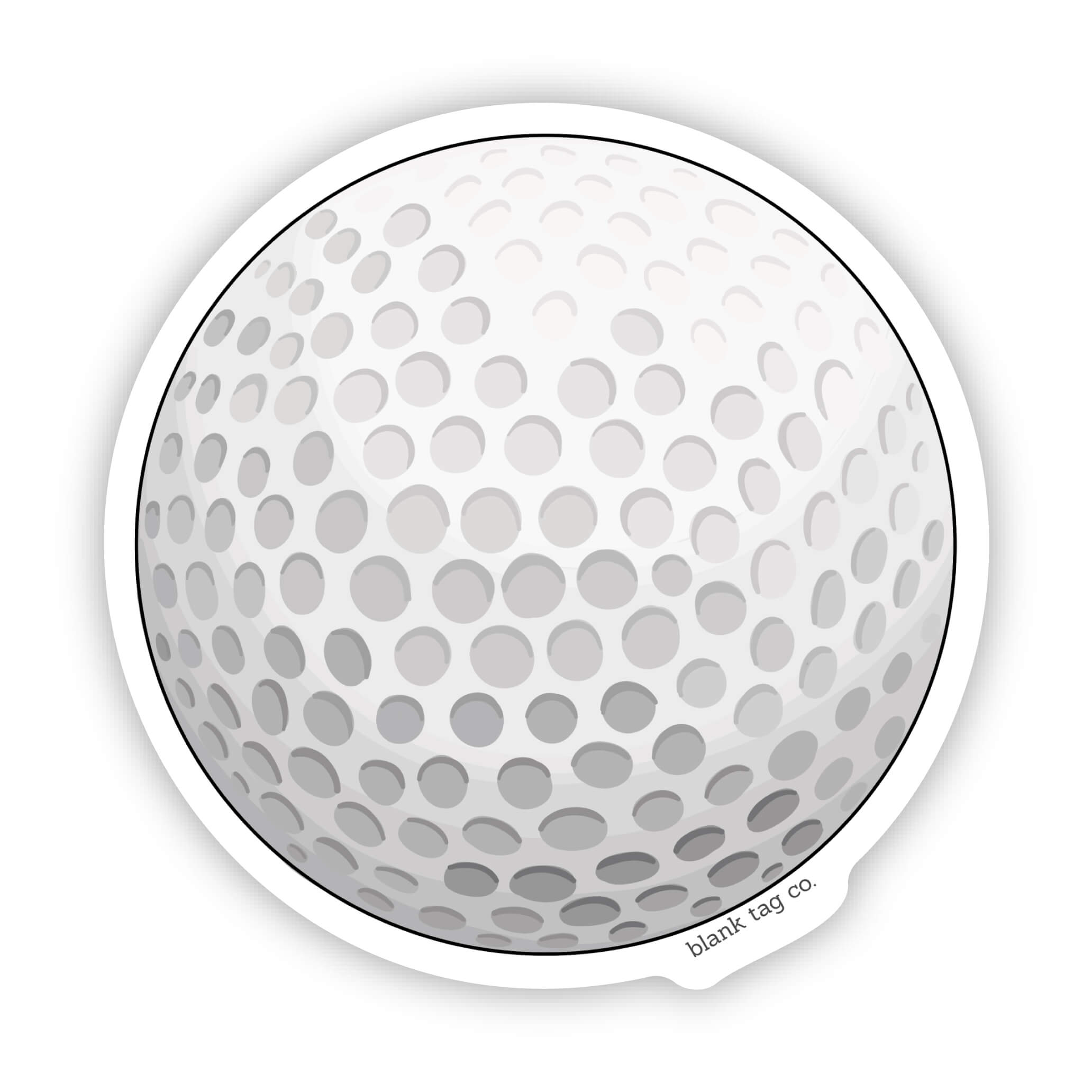 The Golf Ball Sticker