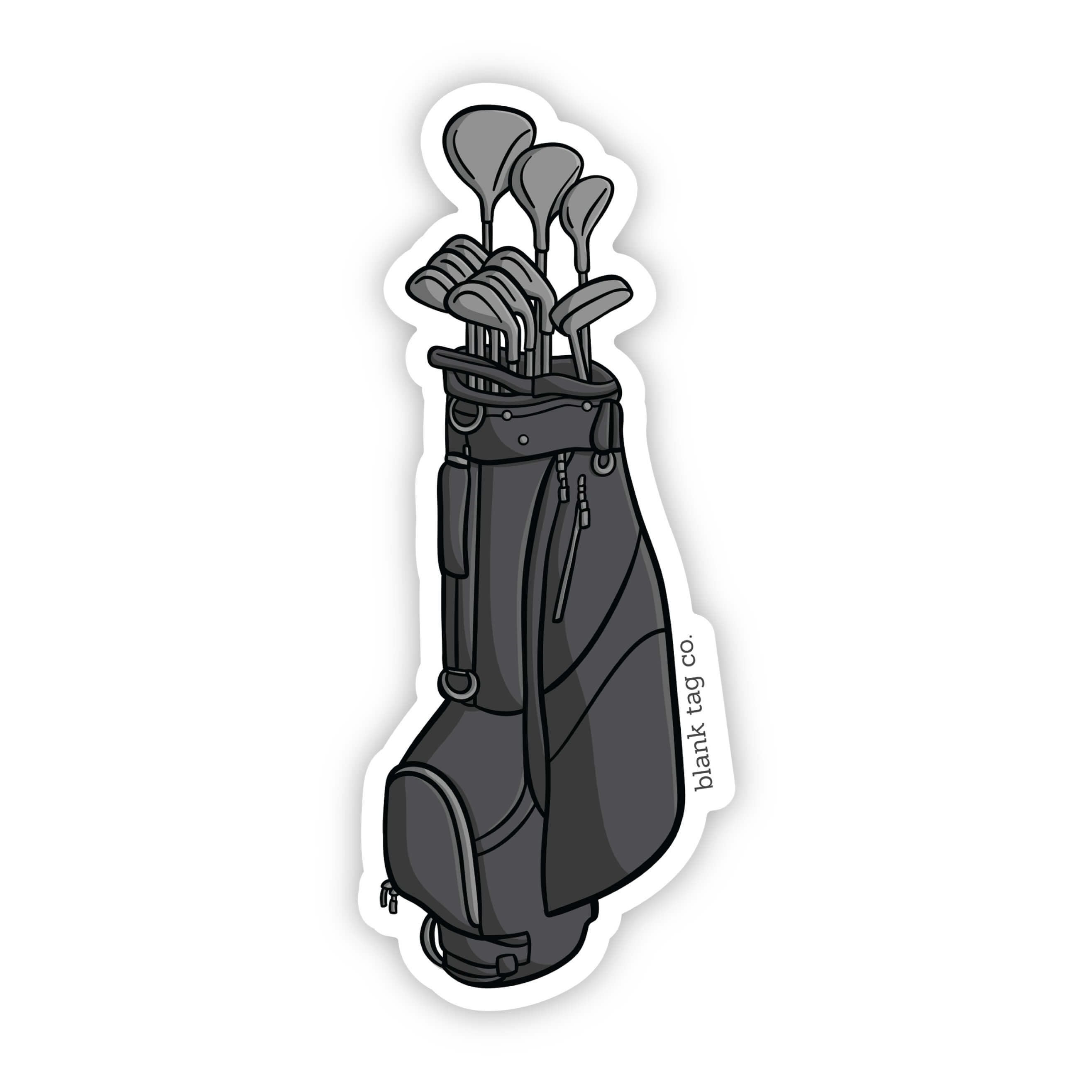 The Golf Clubs Sticker