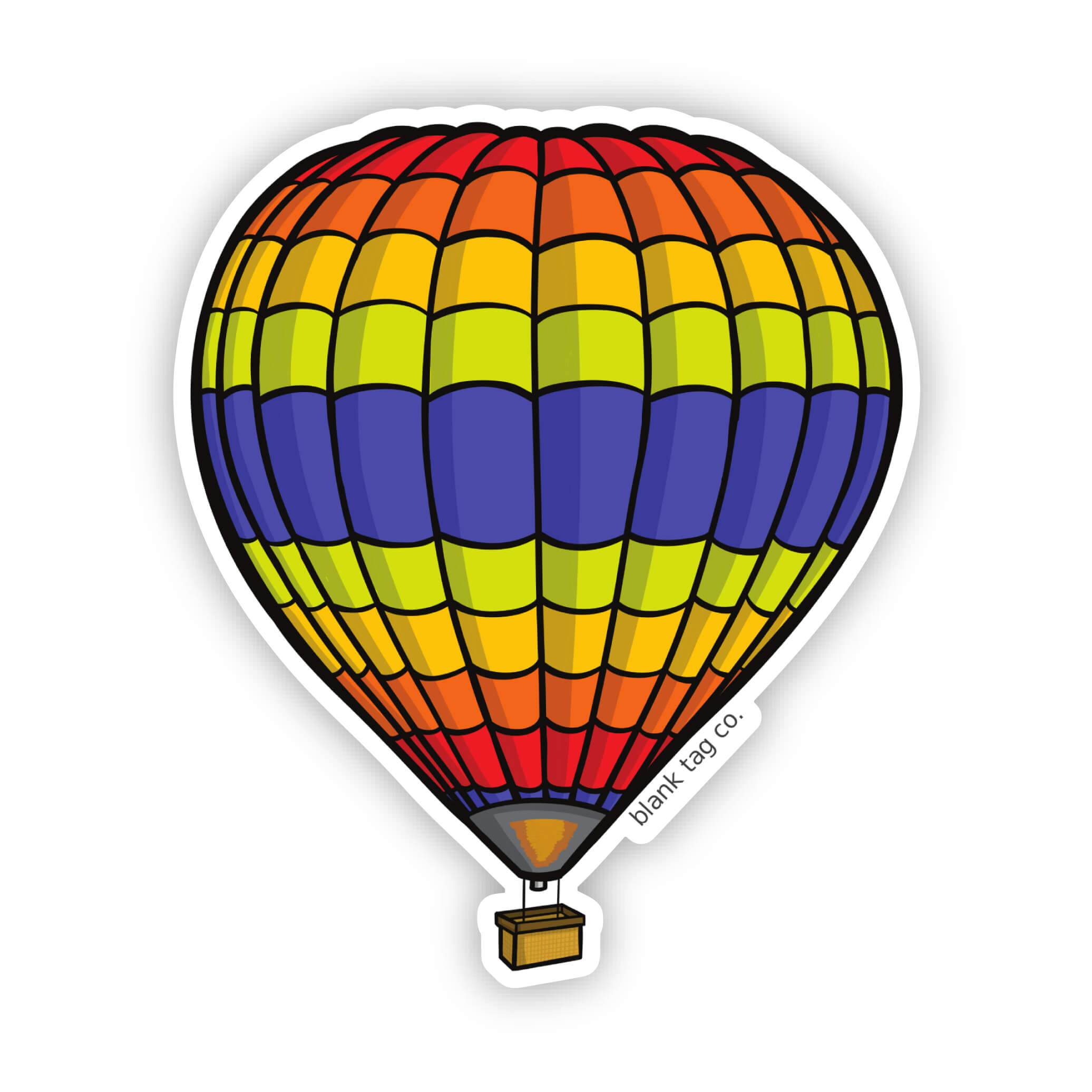 The Hot Air Balloon Sticker