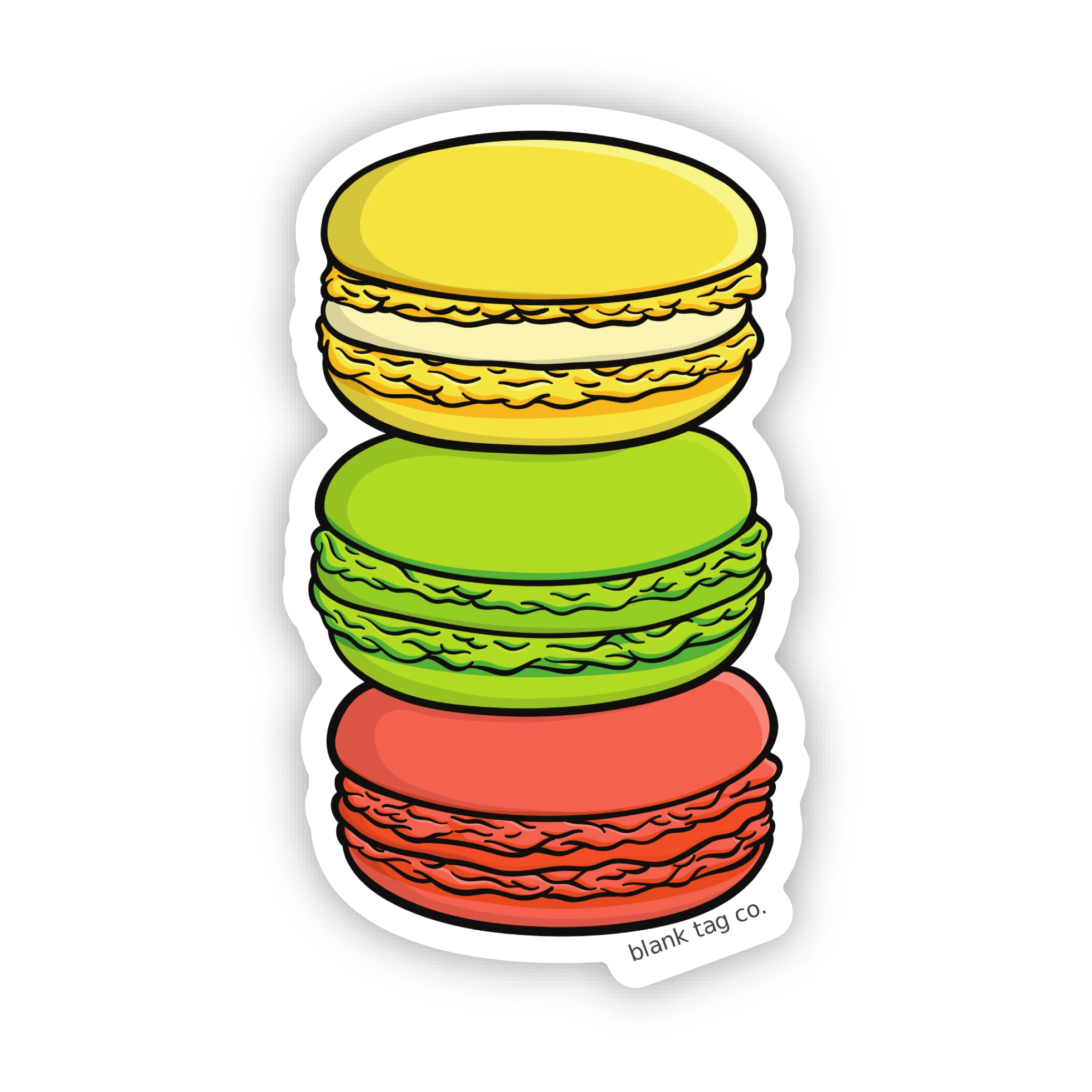 The Macarons Sticker