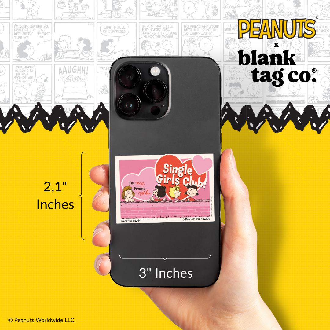 Peanuts® Waterproof Sticker - From Me To Me