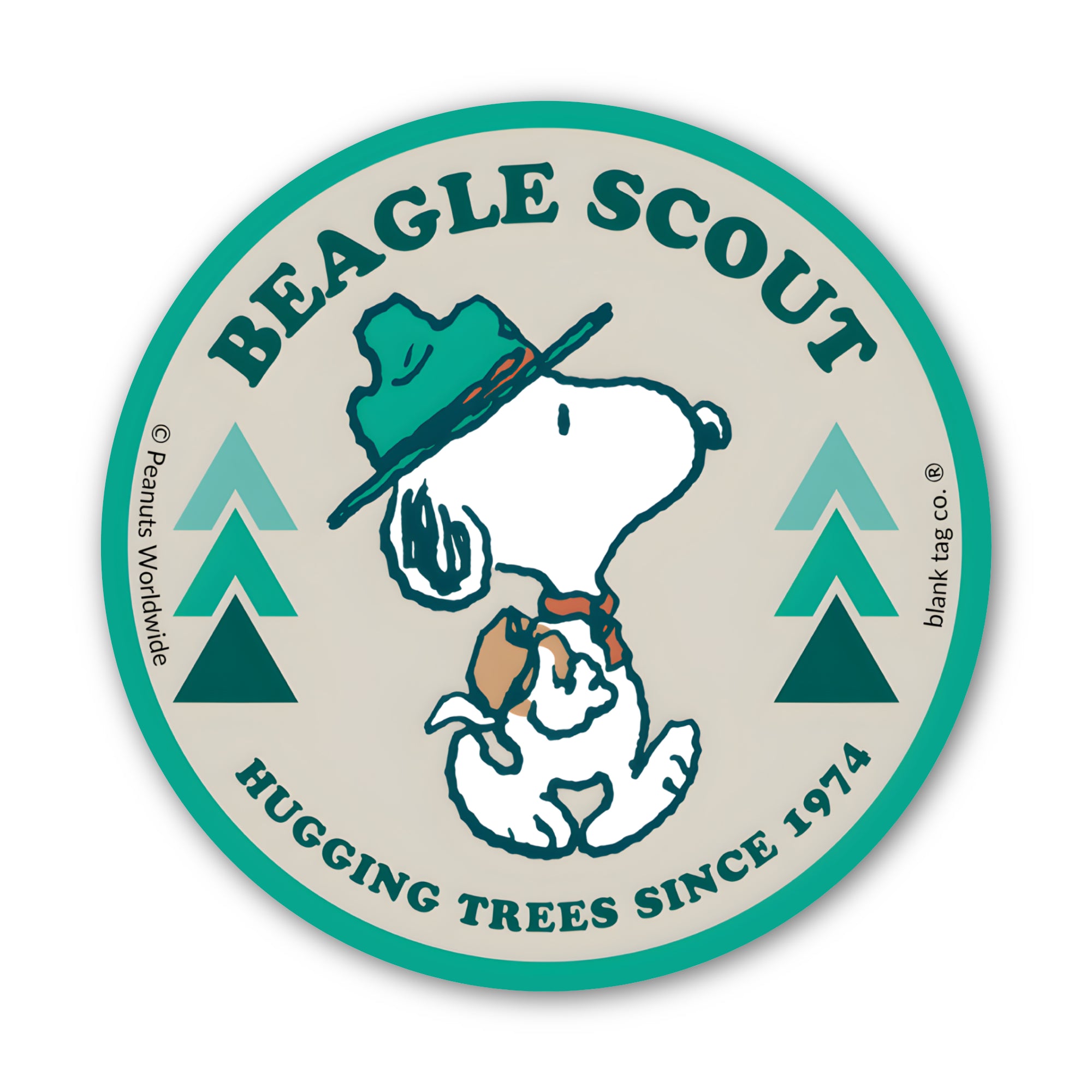 Peanuts® Waterproof Sticker - Beagle Scout