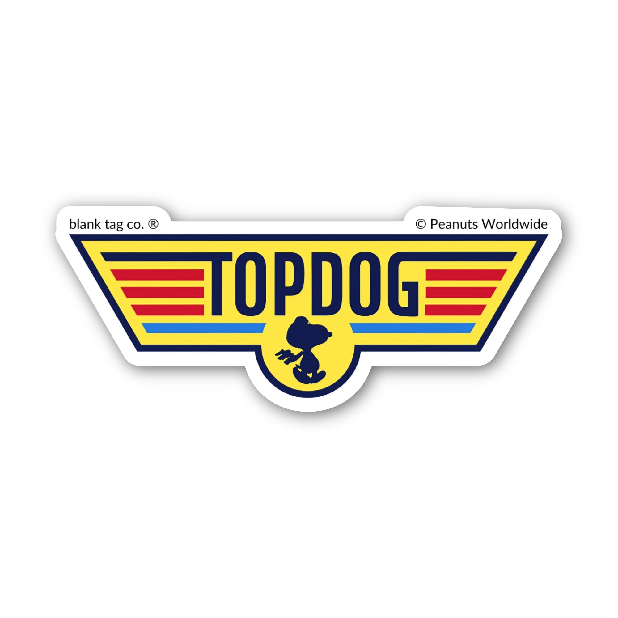 Peanuts® Waterproof Sticker - Top Dog Flying Ace