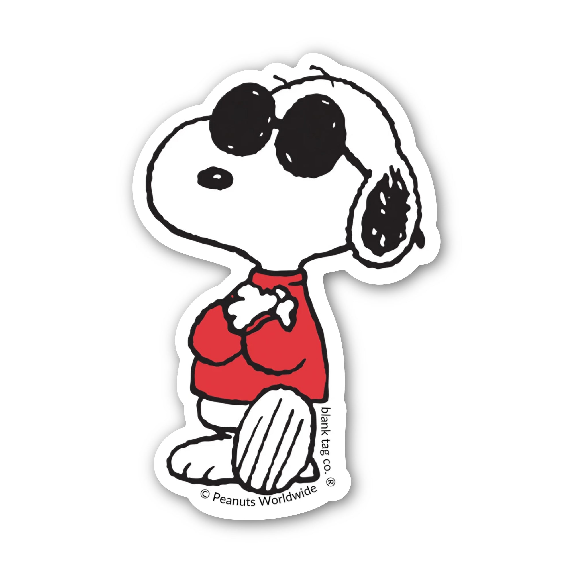 Peanuts® Waterproof Sticker - Joe Cool Posted Up
