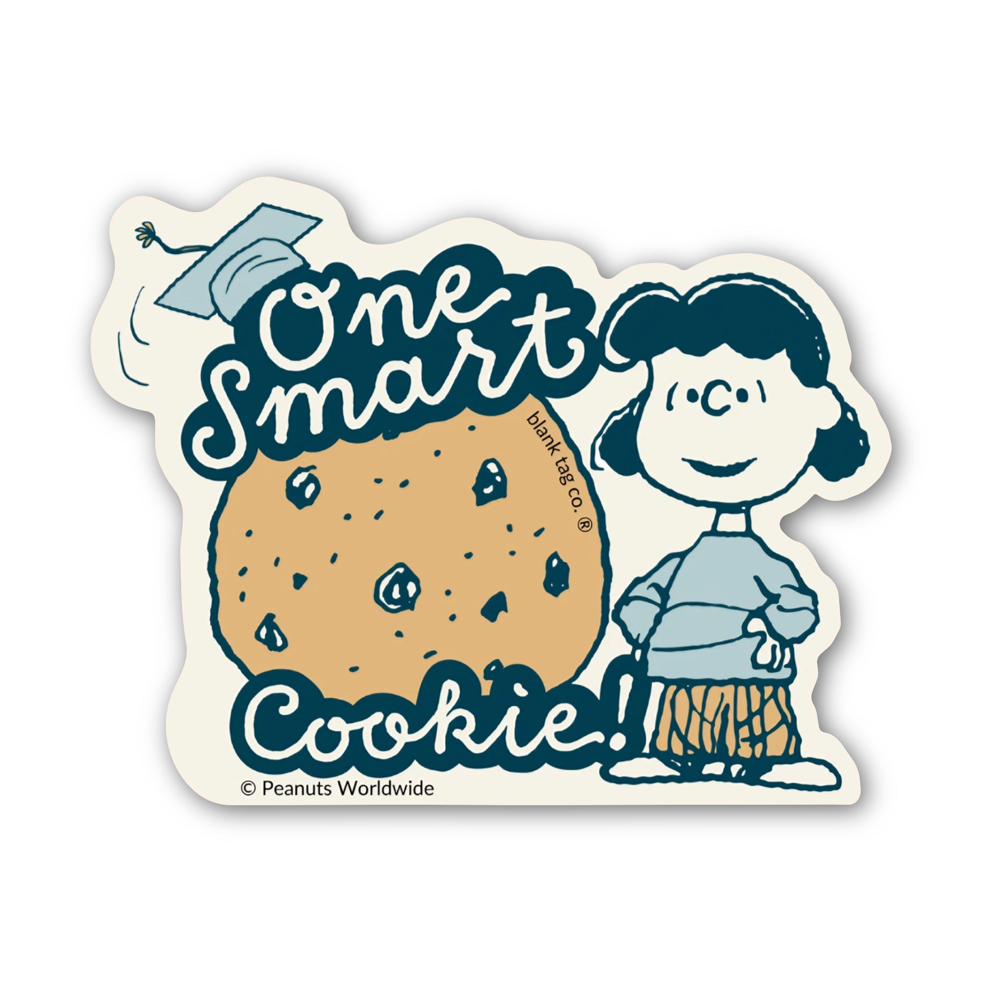 Peanuts® Waterproof Sticker - One Smart Cookie (Lucy)