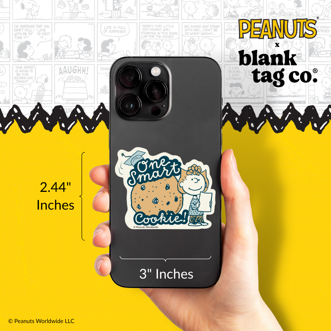 Peanuts® Waterproof Sticker - One Smart Cookie (Sally)