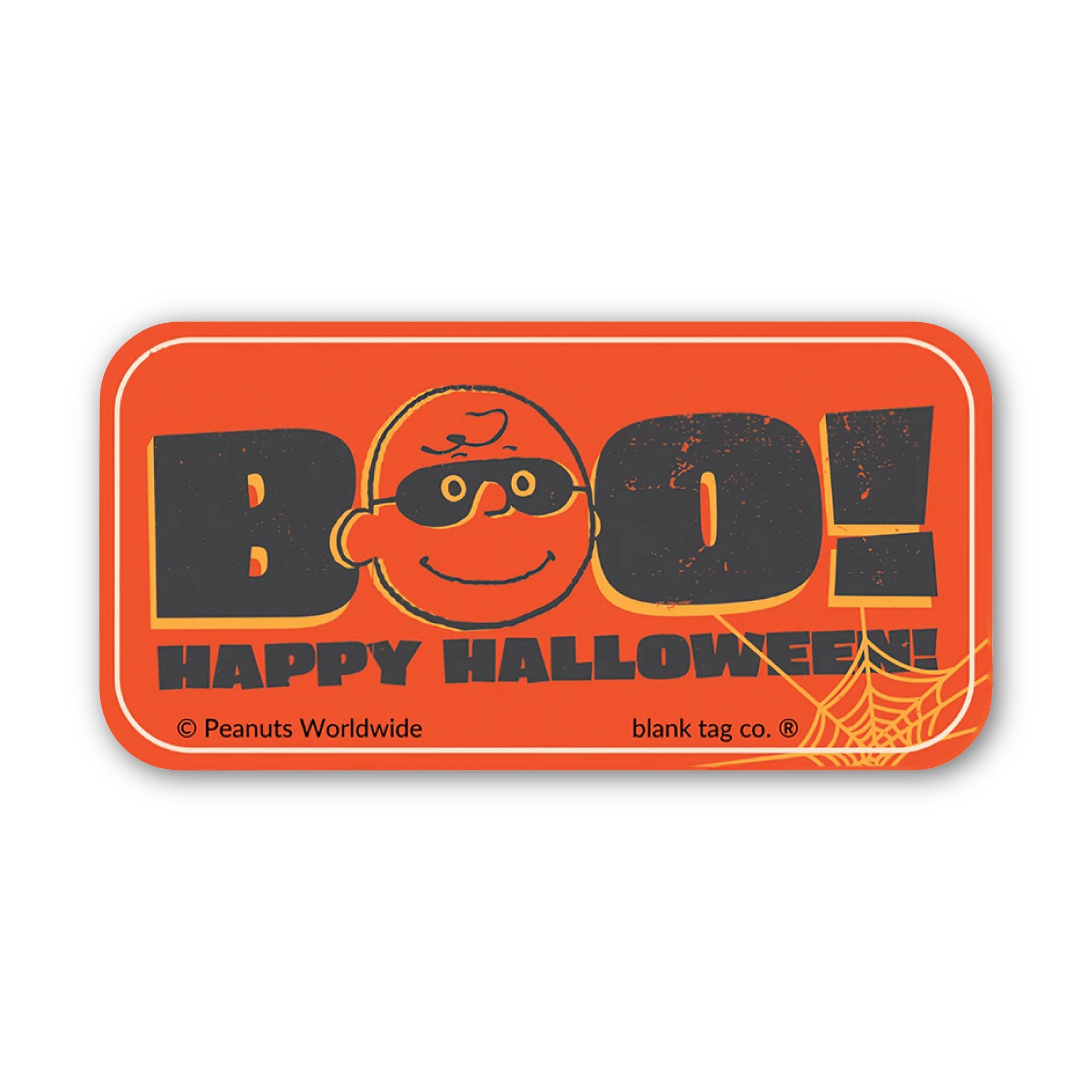 Peanuts® Waterproof Sticker - Boo! Happy Halloween