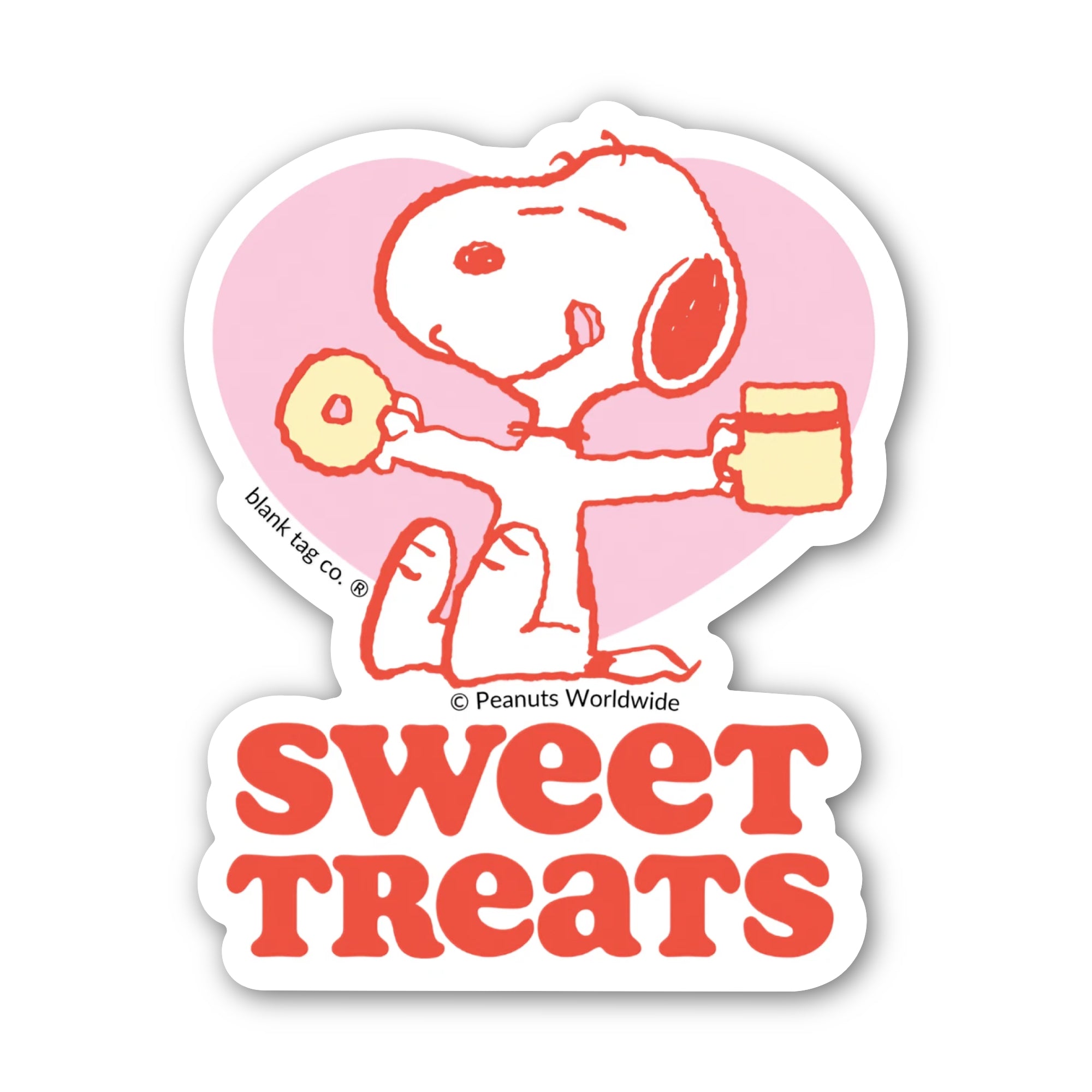 Peanuts® Waterproof Sticker - Sweet Treats
