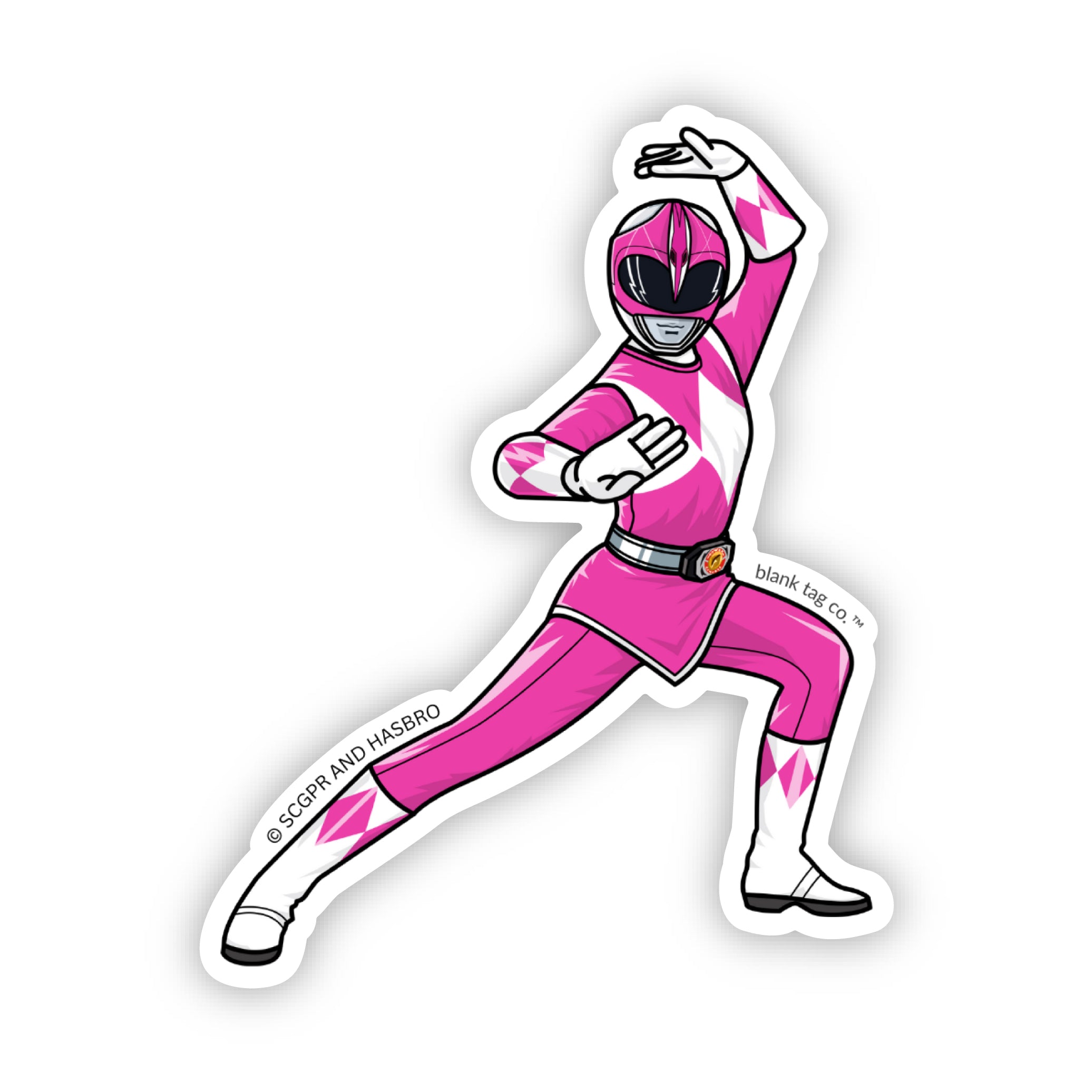 The Pink Ranger Sticker