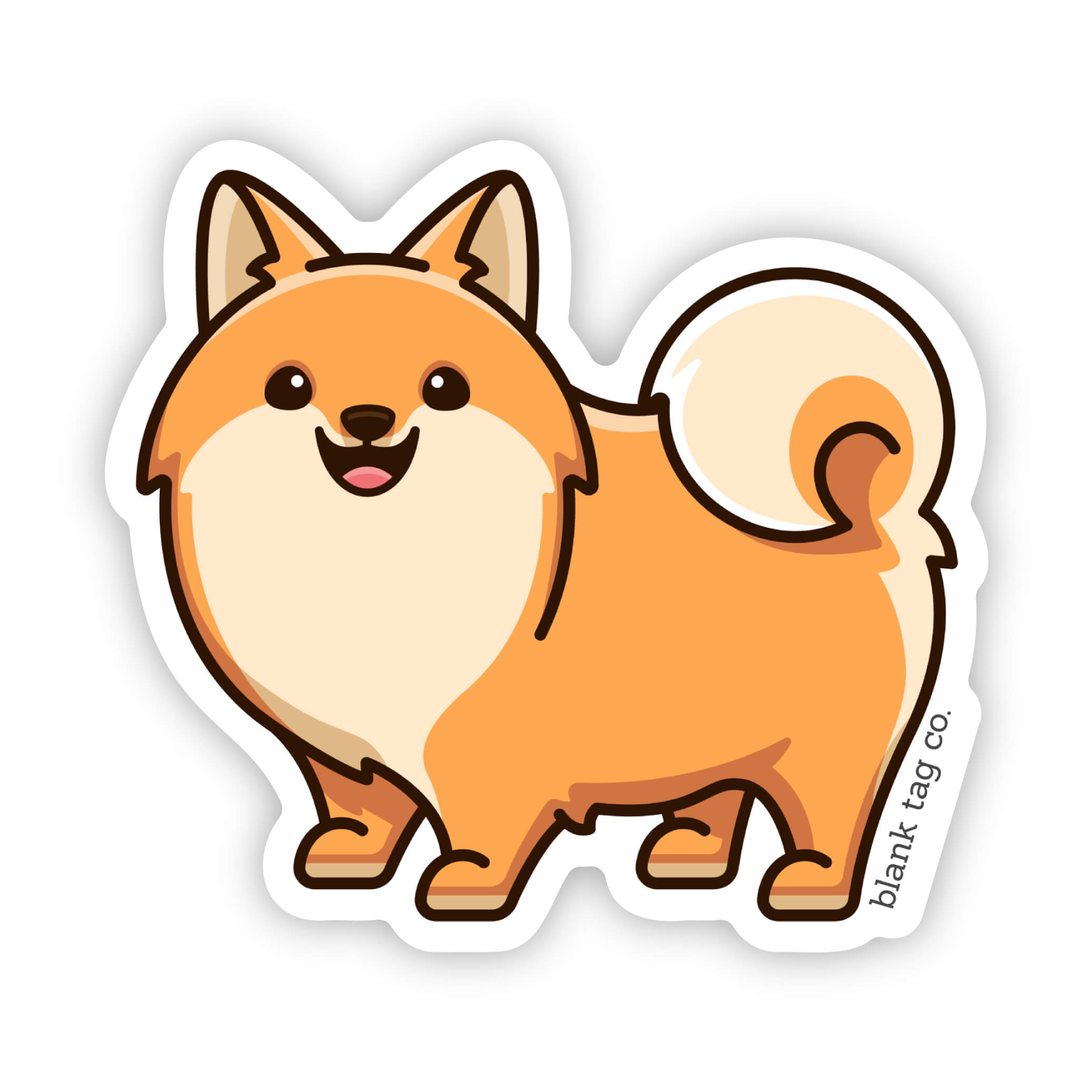 The Pomeranian Sticker