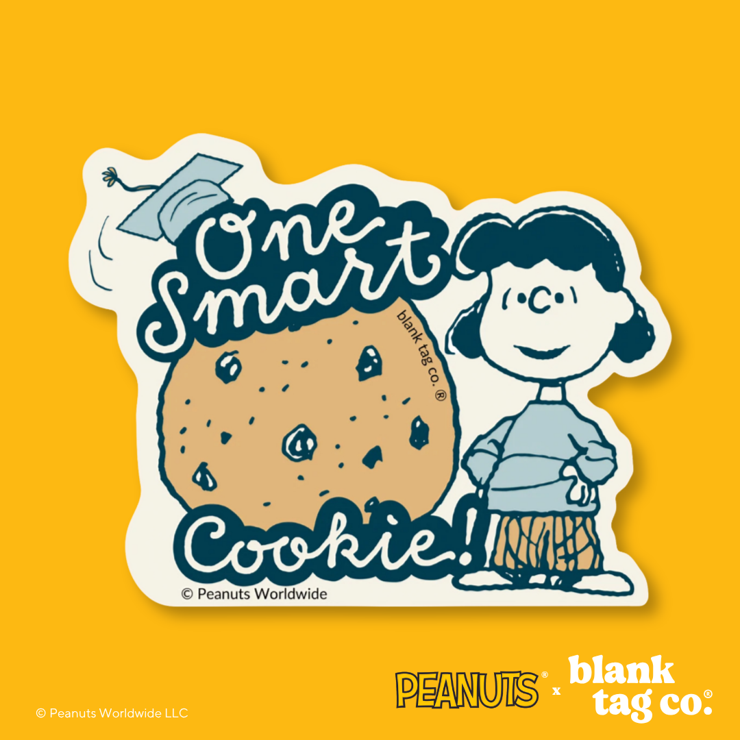 Peanuts® Waterproof Sticker - One Smart Cookie (Lucy)