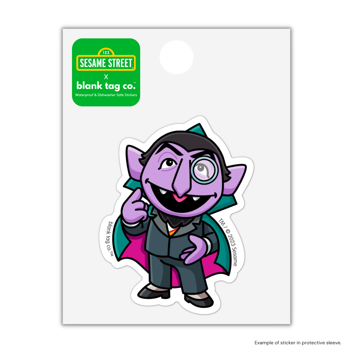 The Count von Count Sticker