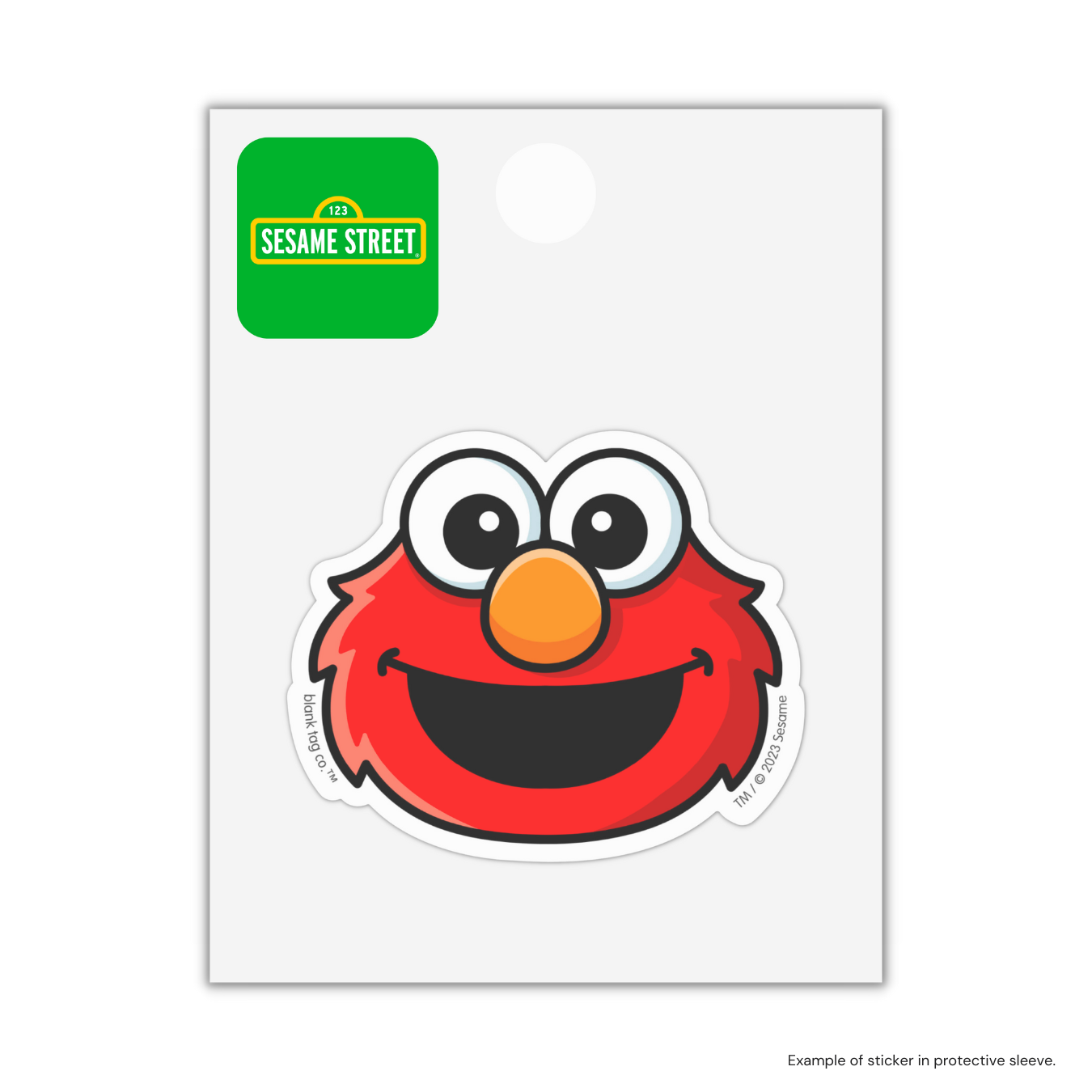 The Elmo Face Sticker