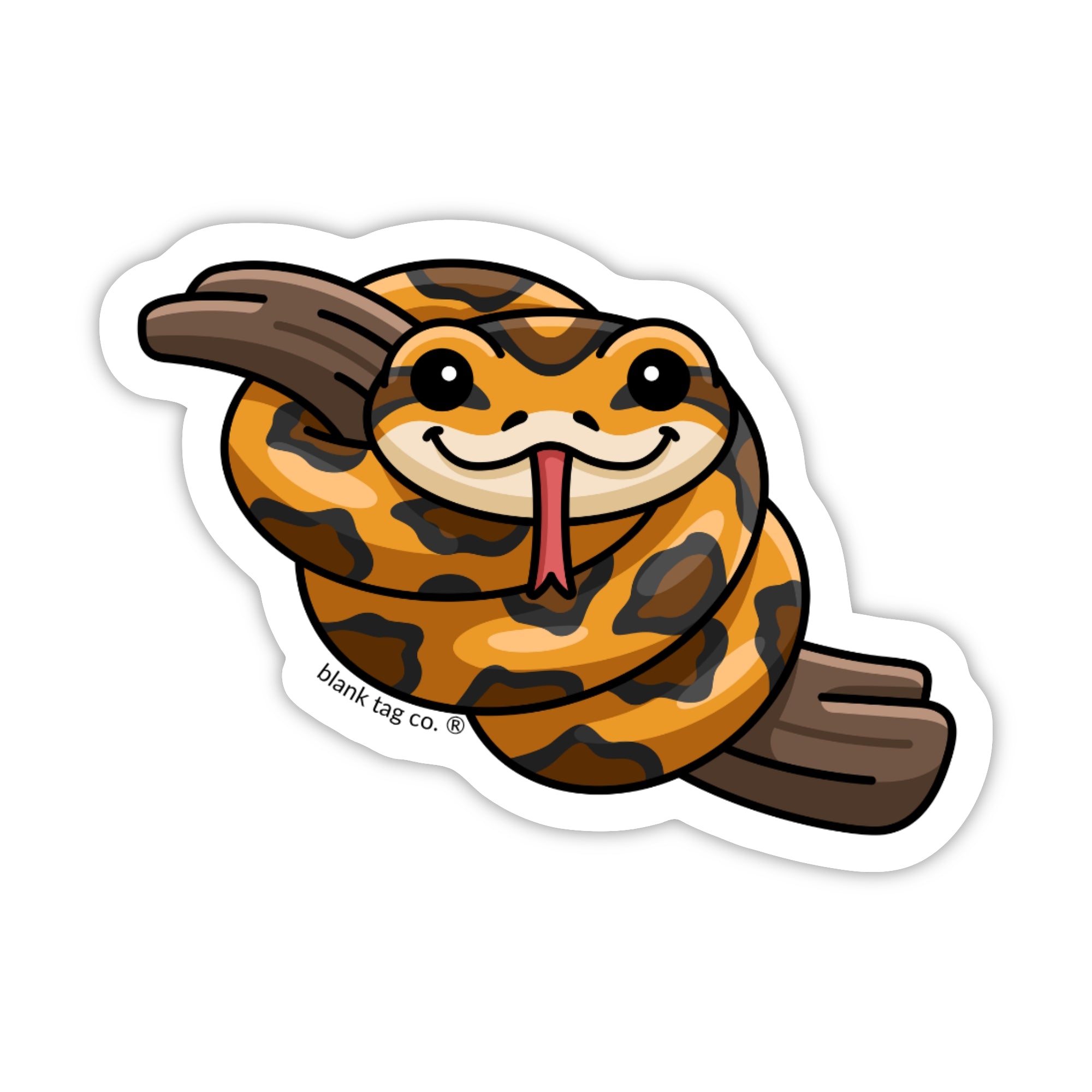 Blank Tag Co.® Waterproof Sticker - Python
