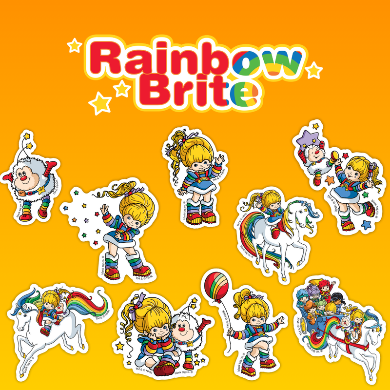 Rainbow Brite Sticker Decal - Waterproof Vinyl For Car, Laptop, Water Bottle, Truck Window