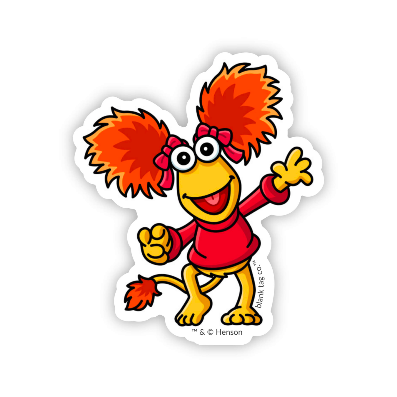 The Red Fraggle Sticker