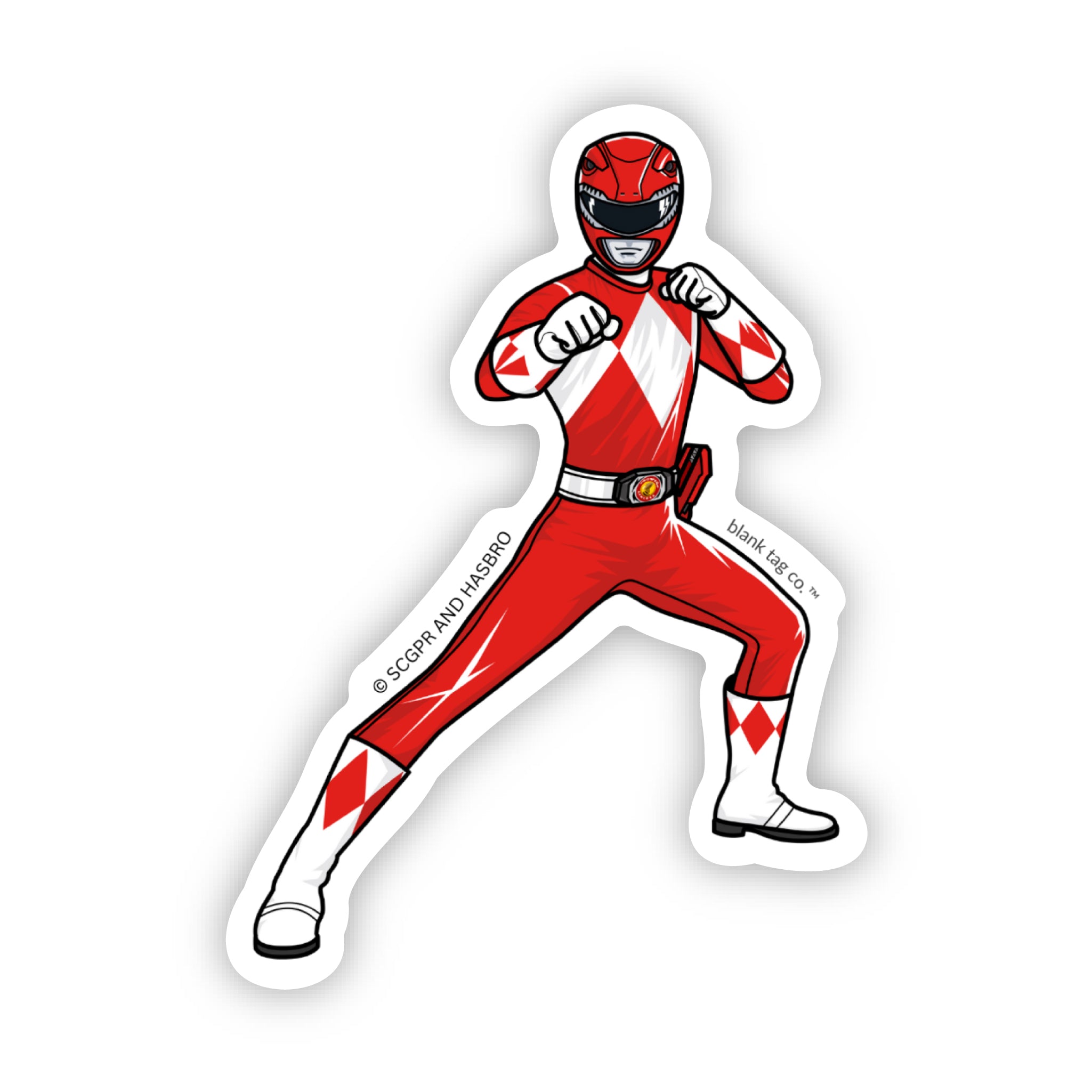 The Red Ranger Sticker