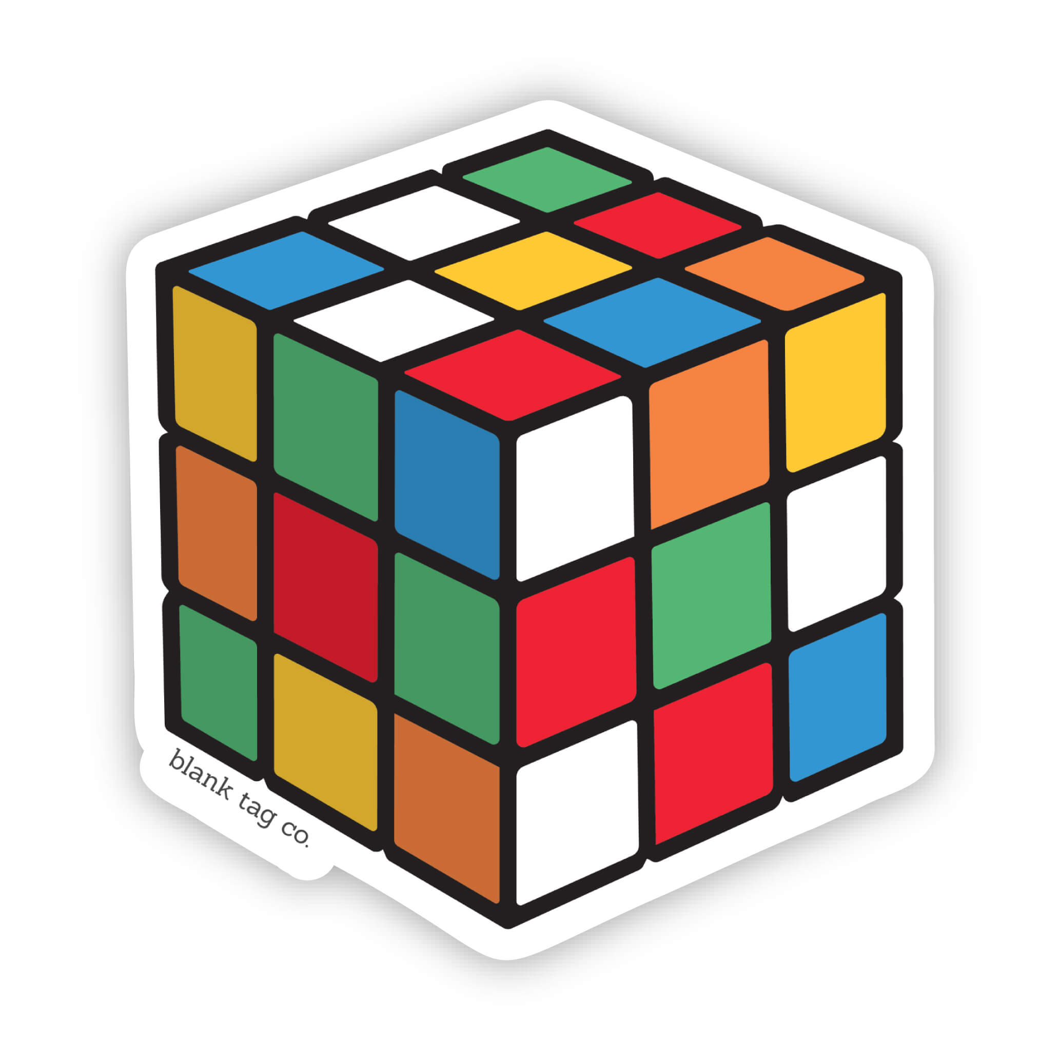 The Rubix Cube Sticker