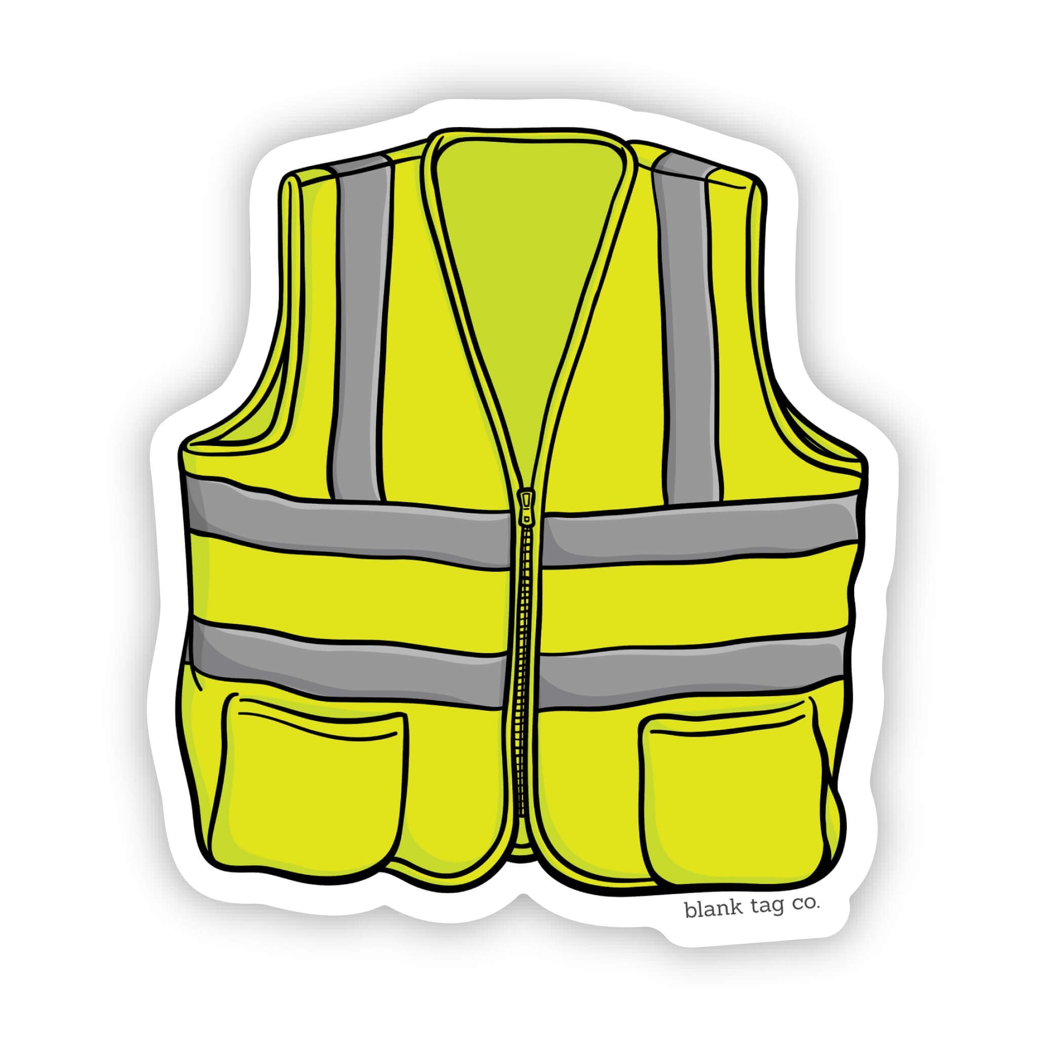 The Safety Vest Sticker