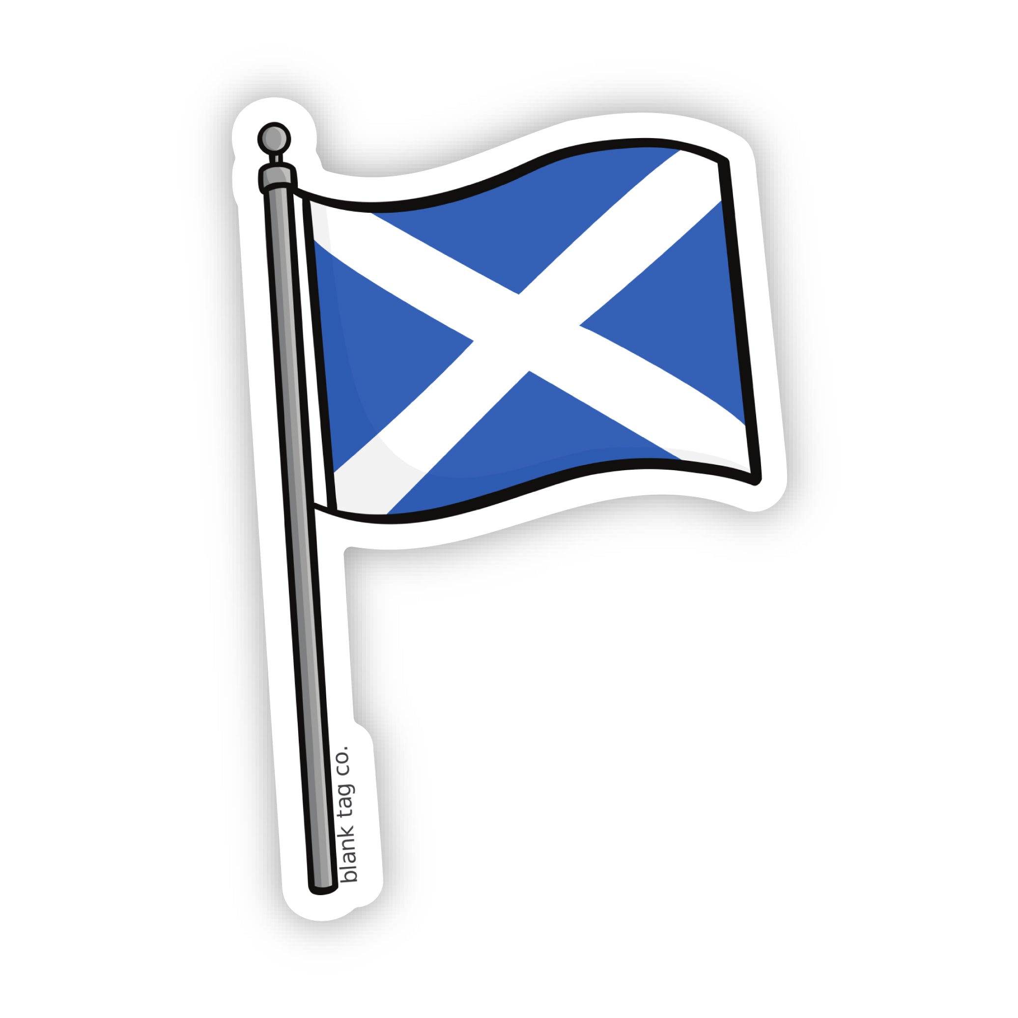 The Scotland Flag Sticker