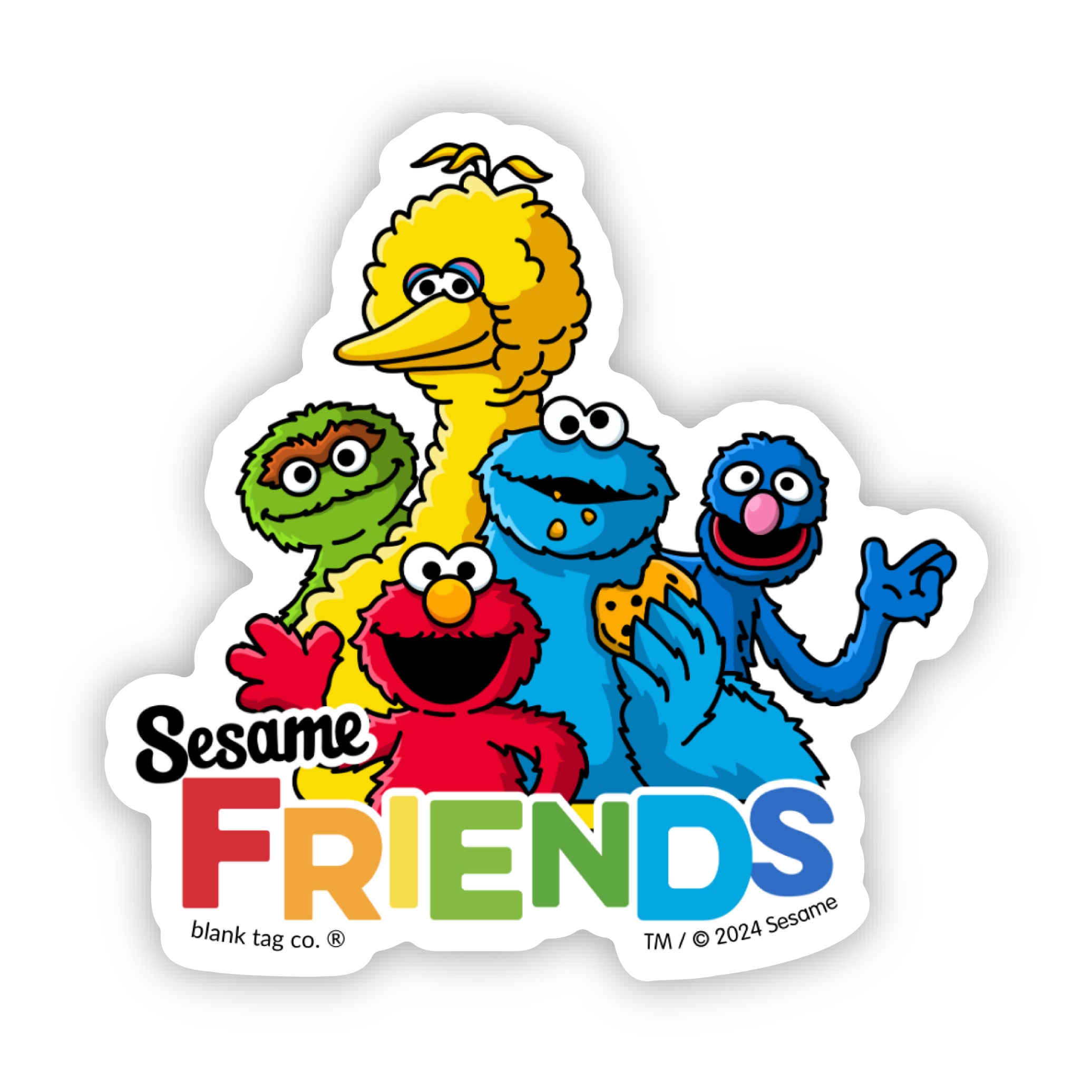 The Sesame Friends Sticker