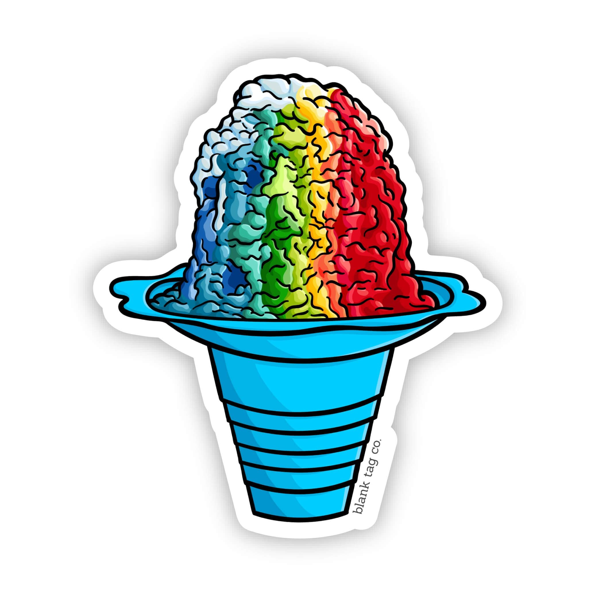 The Shave Ice Sticker