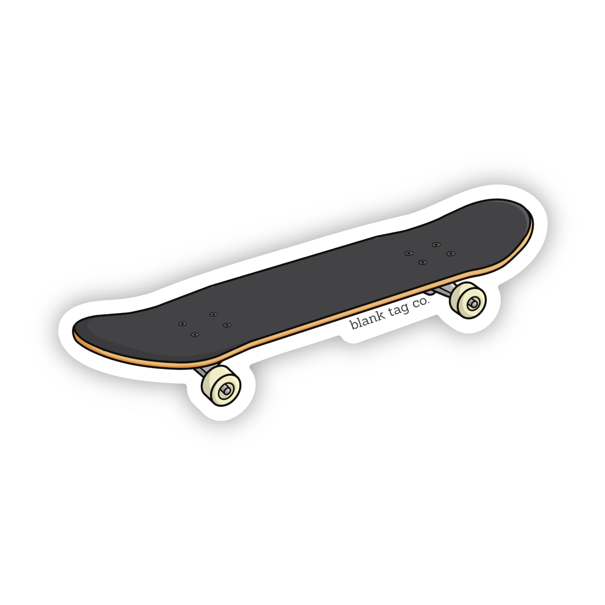 The Skateboard Sticker