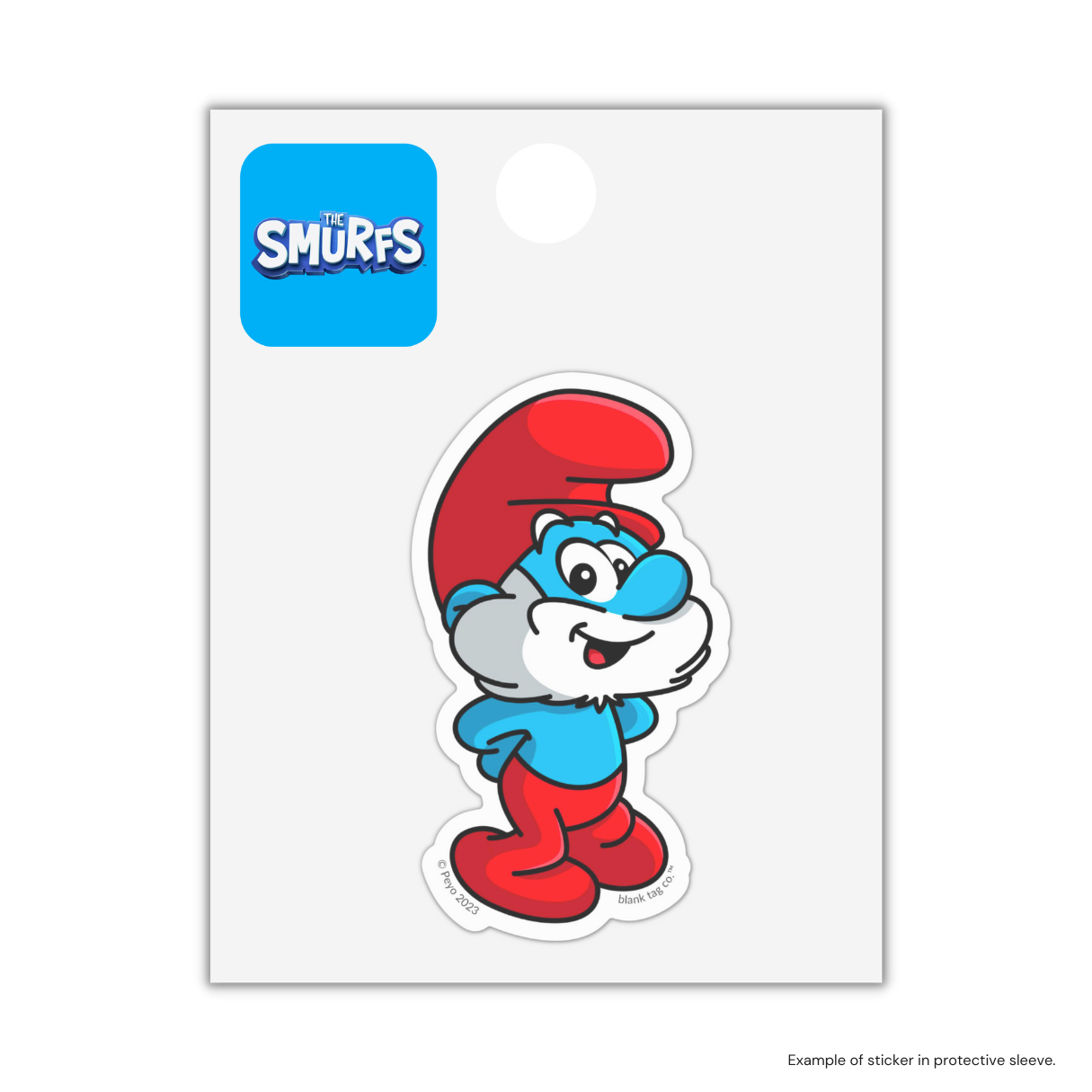 The Papa Smurf Sticker