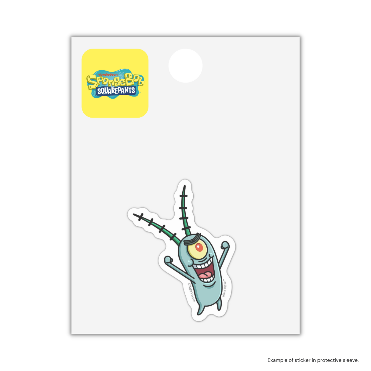 The Sheldon J. Plankton Sticker