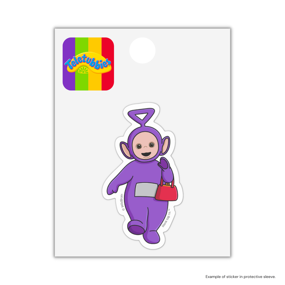 The Tinky Winky With His Bag Sticker