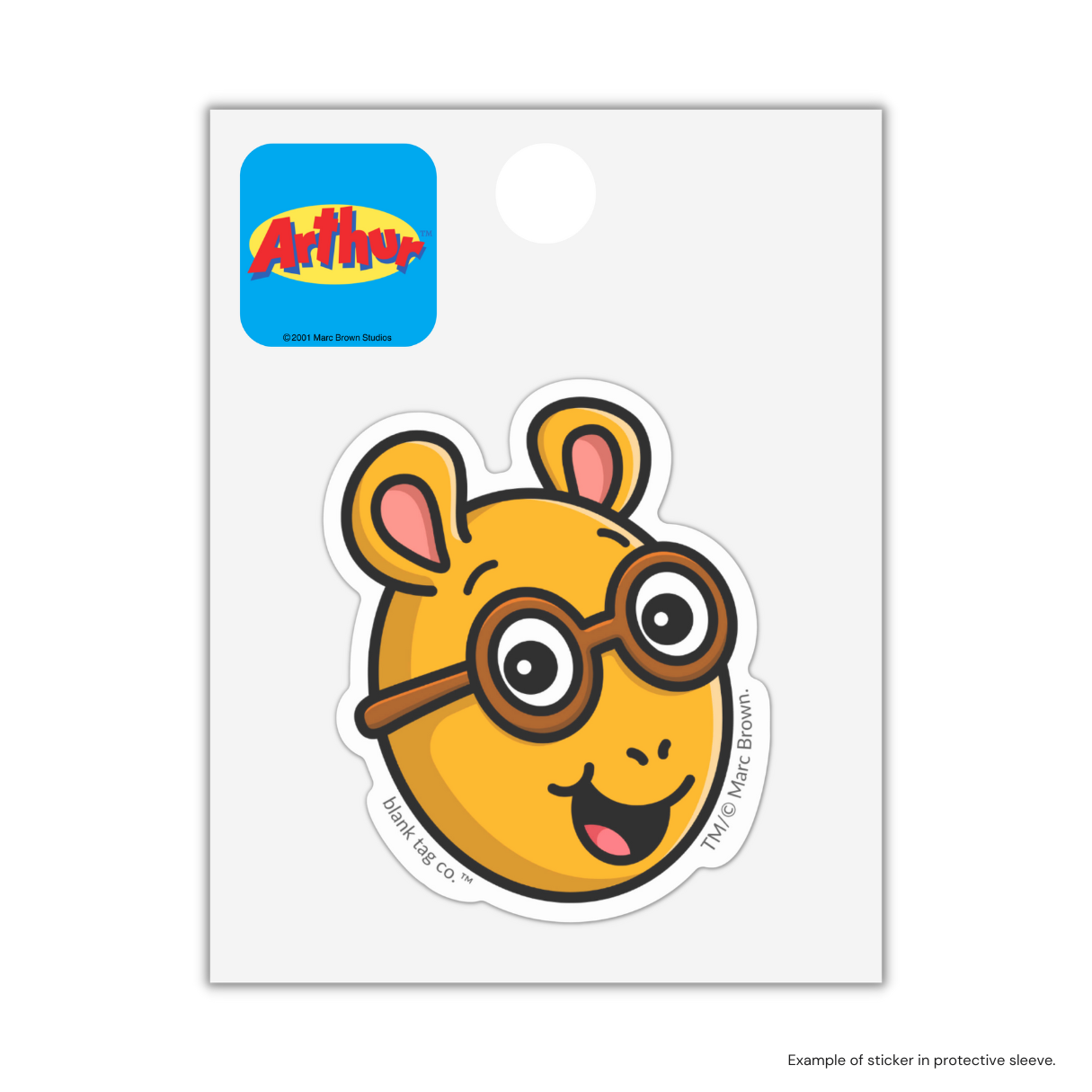 The Arthur Face Sticker