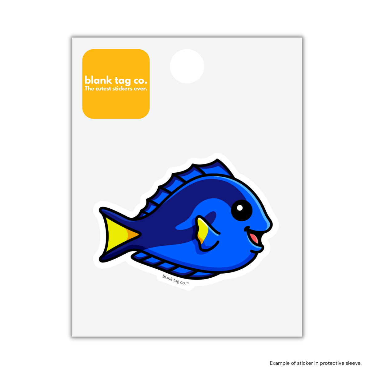 The Blue Tang Sticker