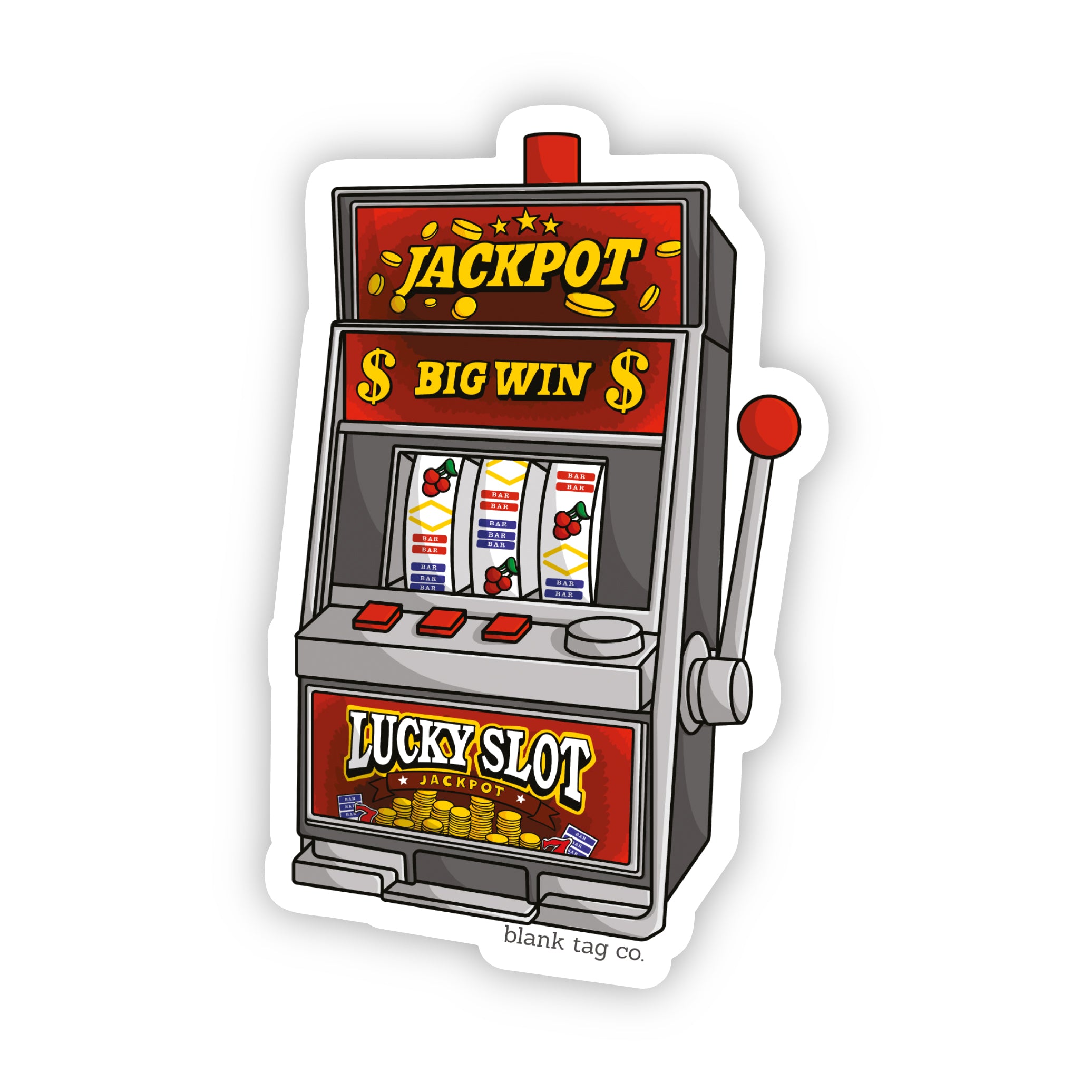 The Slot Machine Sticker