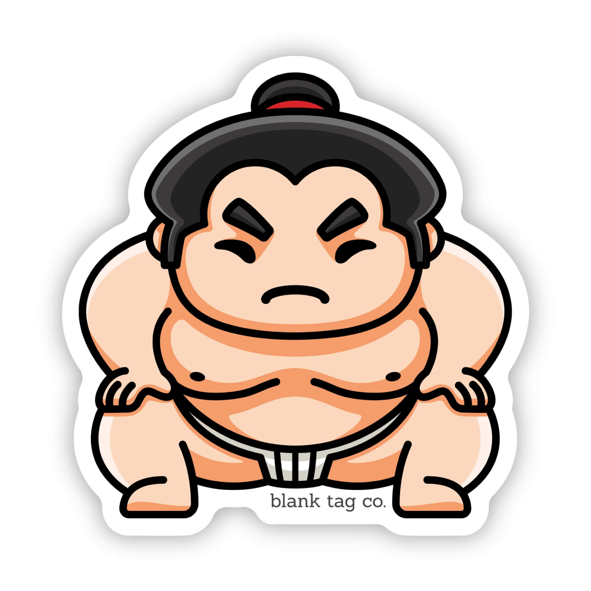 The Sumo Wrestler Sticker