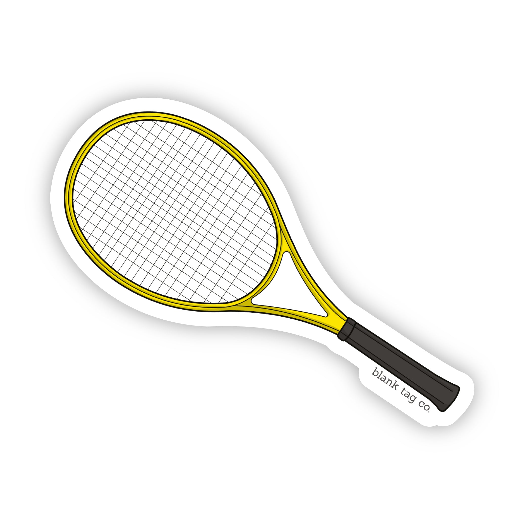 The Tennis Racket Sticker