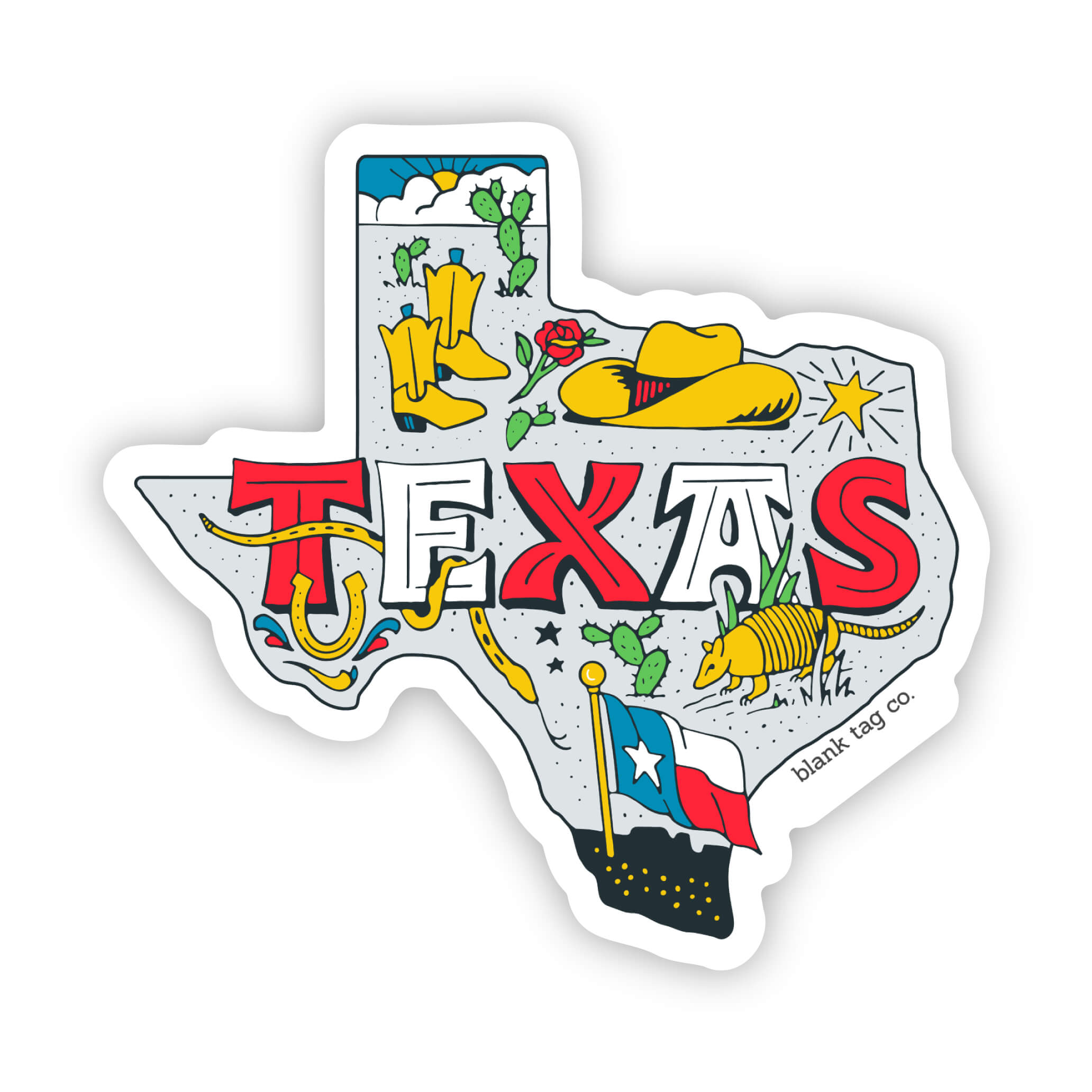 The Texas State Sticker