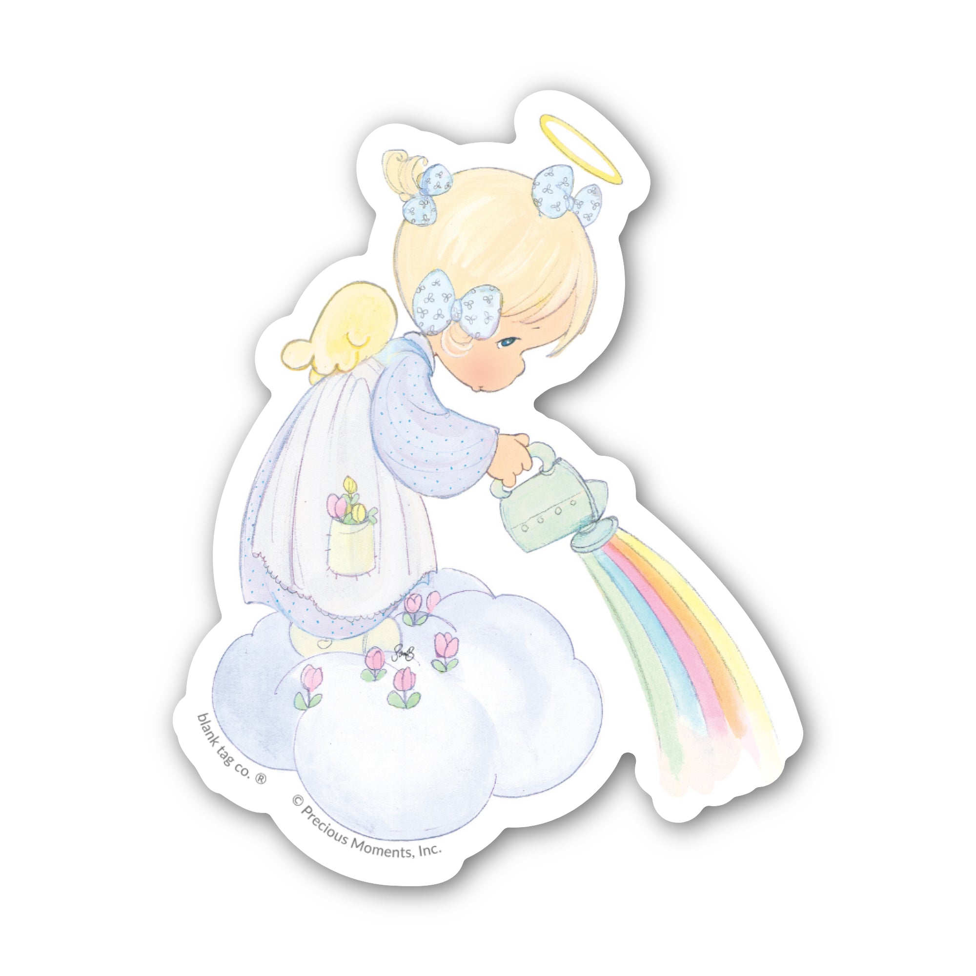 Precious Moments® Angel Sprinkling  Rainbows Sticker